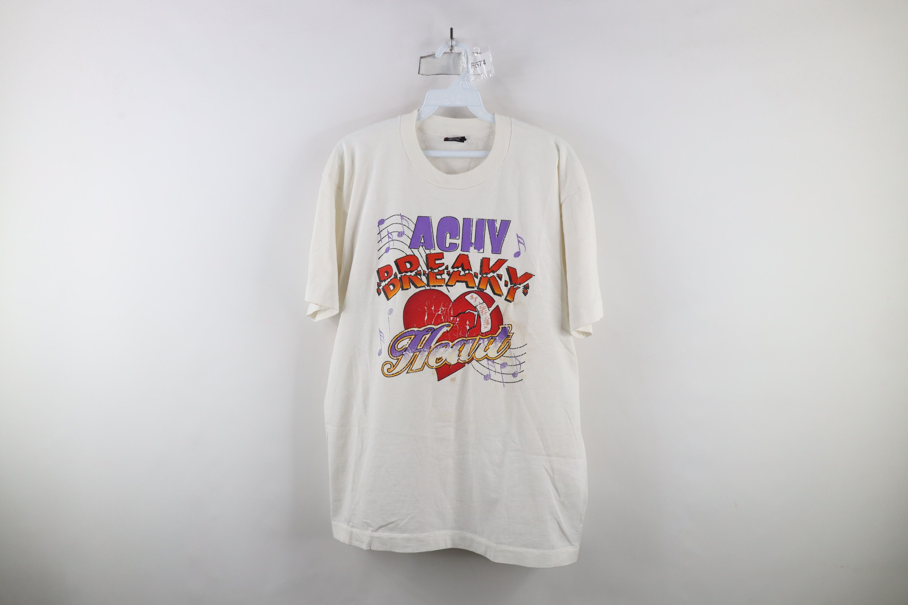 Vintage 90s Achy Breaky Heart Billy Ray Cyrus T-Shirt USA