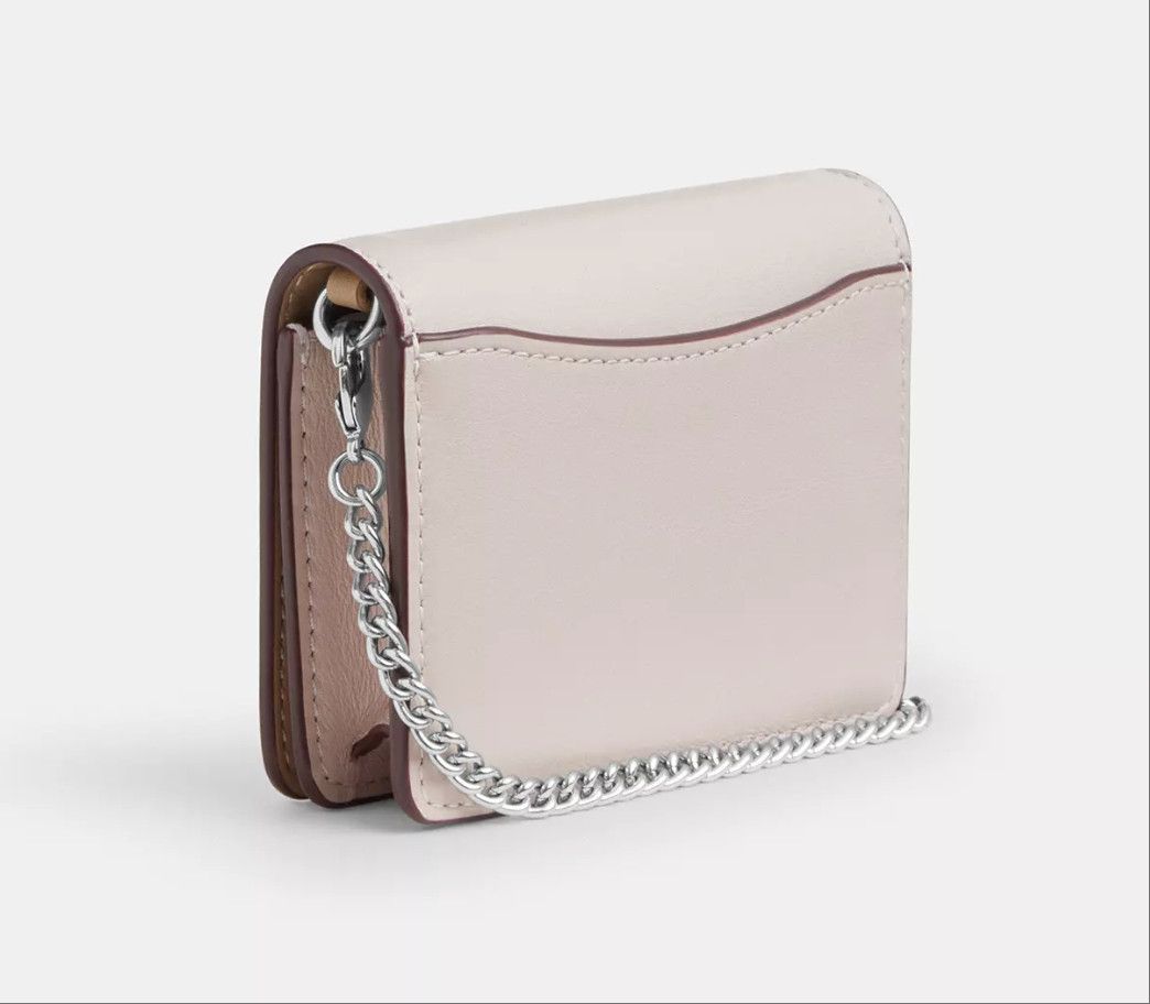 Coach Mini Wallet On A Chain With Sparkly Butterfly Print CCI81 Size ONE SIZE - 7 Thumbnail