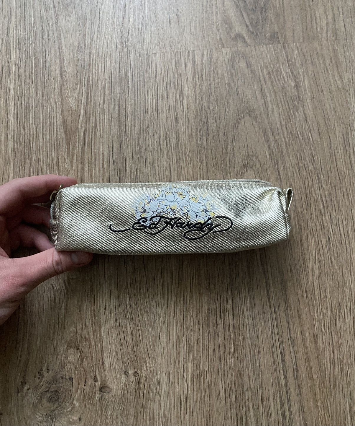 Ed Hardy × Vintage Vintage Ed hardy small mini gold bag Size ONE SIZE - 1 Thumbnail