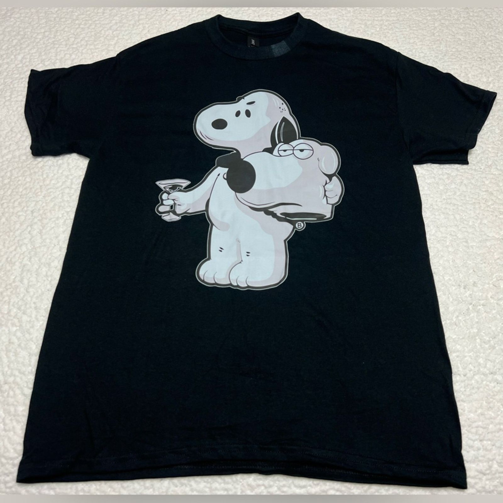 G2000 Snoopy x Brian Cartoon Mashup Shirt NEW Size US M / EU 48-50 / 2 - 1 Thumbnail