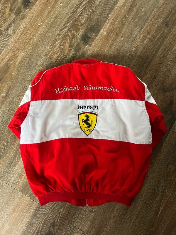 Ferrari Ferrari jacket red white retro pinterest sport streetwear Size US XXL / EU 58 / 5 - 8 Thumbnail