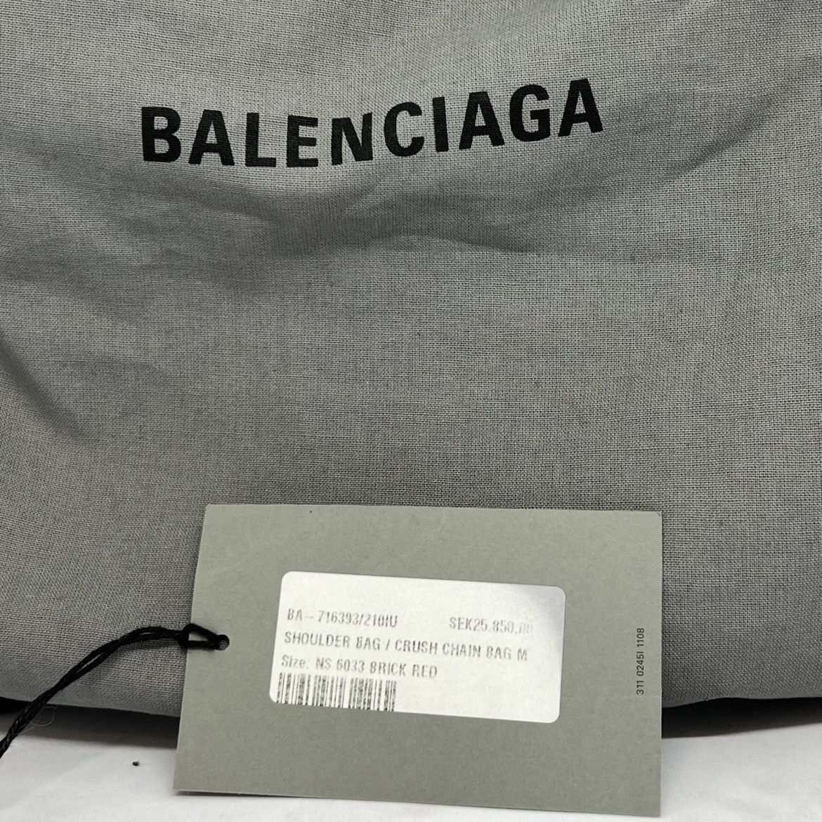 Balenciaga Balenciaga Medium Crush Chain Bag Size ONE SIZE - 10 Thumbnail