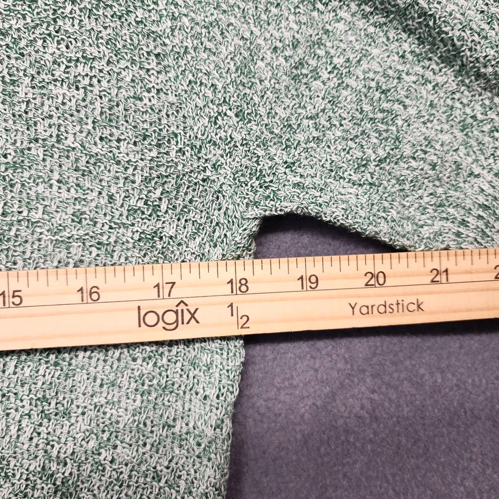 Vintage VINTAGE Burt Barry Casuals Sweater Womens XL Green Short Sleeve Knit Crewneck Size XL / US 12-14 / IT 48-50 - 4 Thumbnail