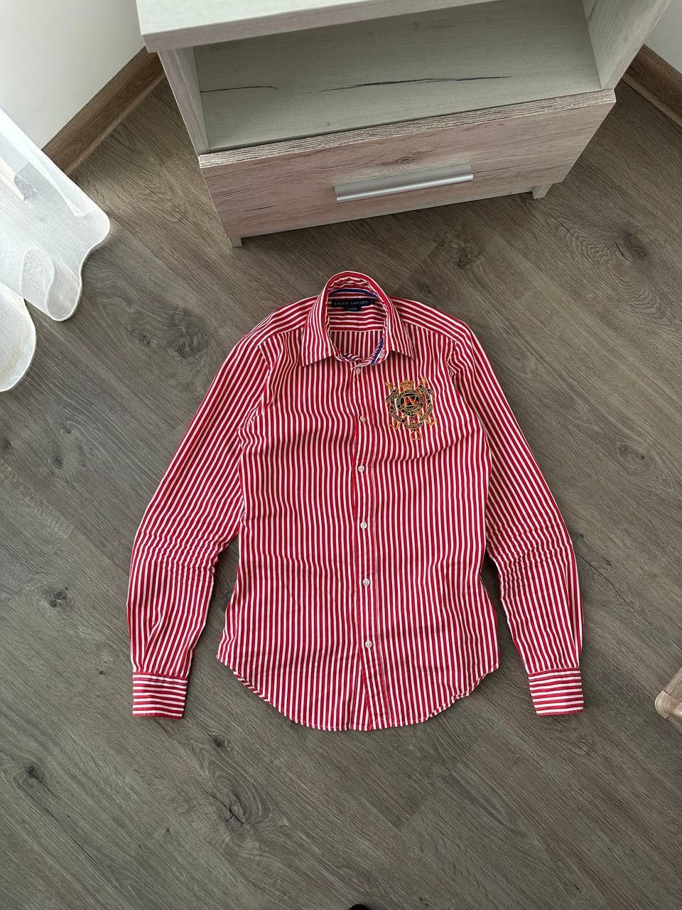 Polo Ralph Lauren × Vintage Vintage Polo Ralph Lauren Red Big Logo Shirt Size S / US 4 / IT 40 - 1 Thumbnail