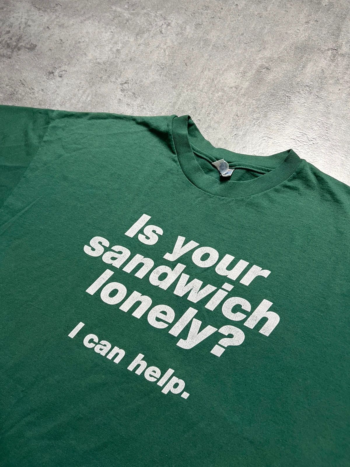 Vintage vintage subway 90s is your sandwich lonely tshirt Size US XL / EU 56 / 4 - 2 Thumbnail