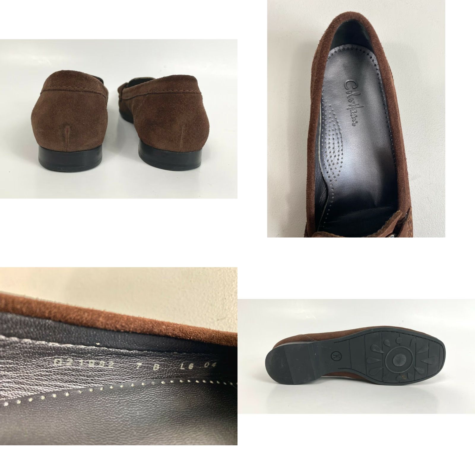 Cole Haan Cole Haan Women's Suede Loafers Brown Slip On Flat Comfort Size 7B Casual City Preppy(Shoes) Size US 7 / IT 37 - 8 Thumbnail