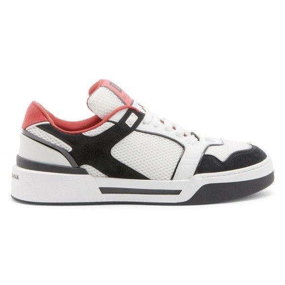 Dolce & Gabbana Dolce & Gabbana New Roma Sneakers White Black Red Men’s EU 4 Size US 7 / EU 40 - 1 Thumbnail