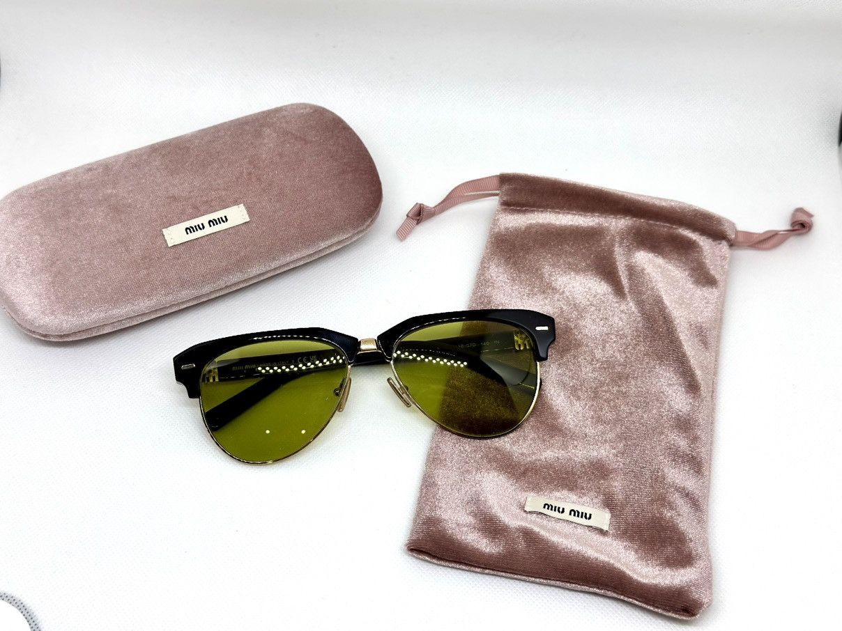 Miu Miu Brand and NEW Miu Miu sunglasses MU 09ZS 1AB07O Size ONE SIZE - 3 Thumbnail