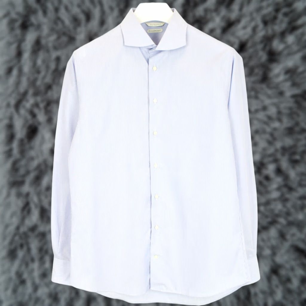 Suitsupply Suitsupply Try On Extra Slim Fit Shirt Mens 42/16 1/2 Pinstriped Formal Size 42R - 1 Thumbnail