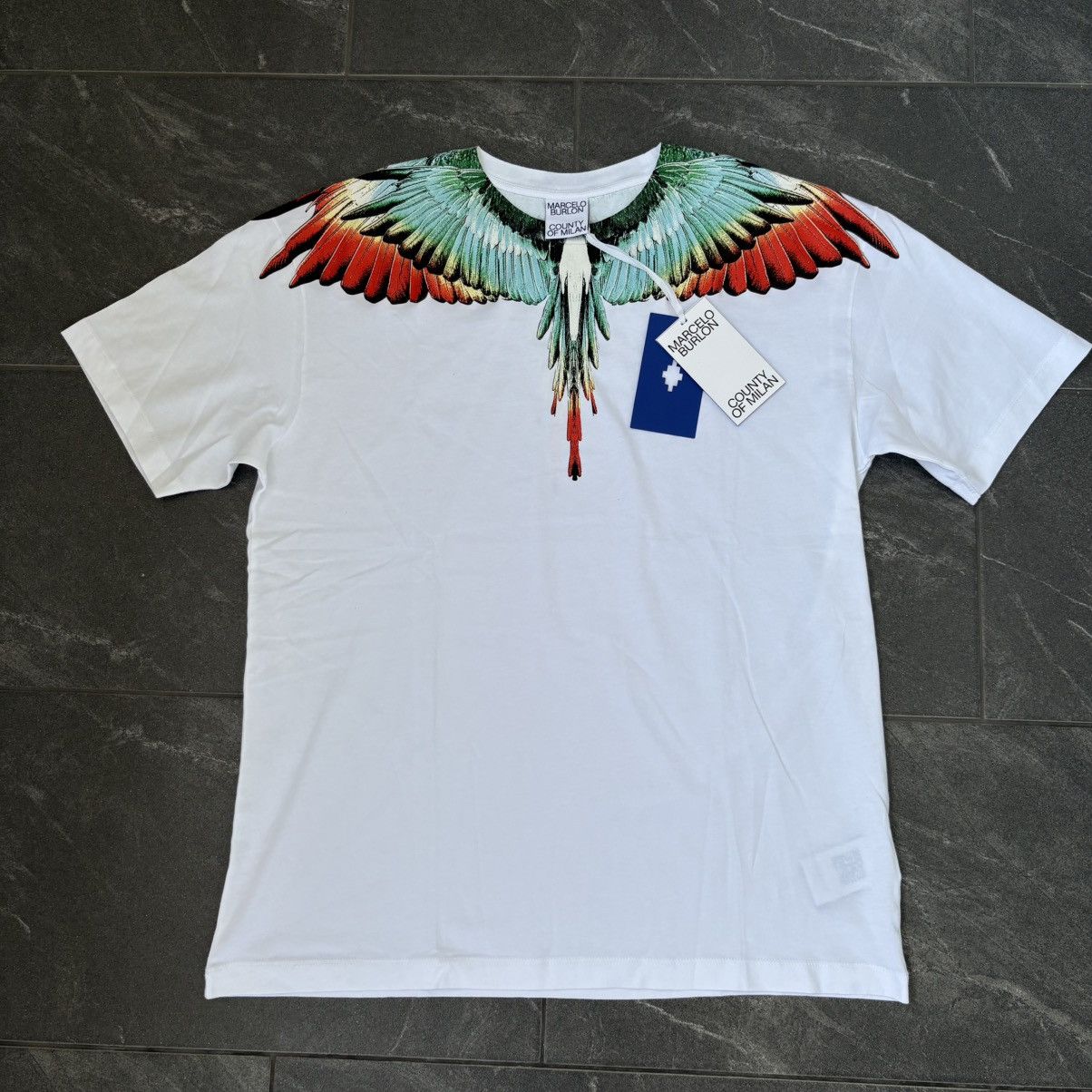 Marcelo Burlon Marcelo Burlon County of Milan Icon Wings basic t-shirt Size US XL / EU 56 / 4 - 2 Thumbnail