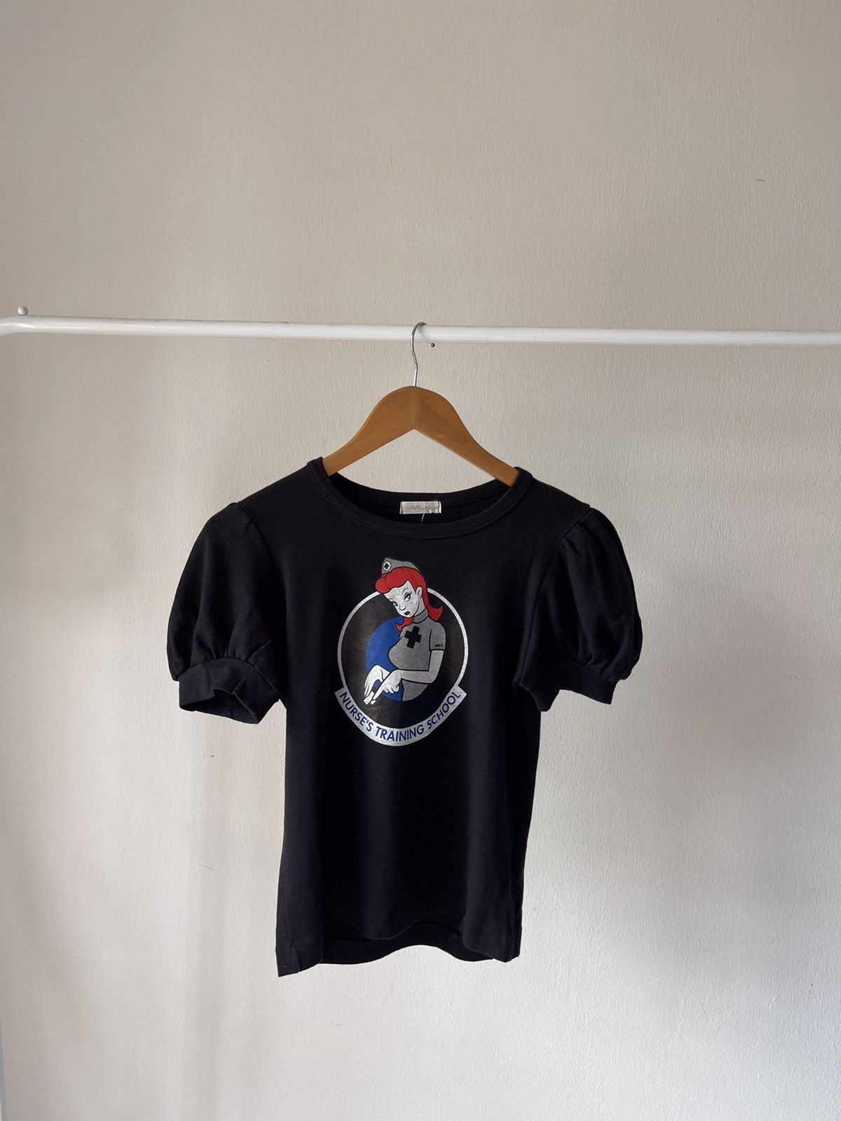 20471120 2000s Milk ‘Nurse Traning School’ Tee A2 Size S / US 4 / IT 40 - 3 Thumbnail