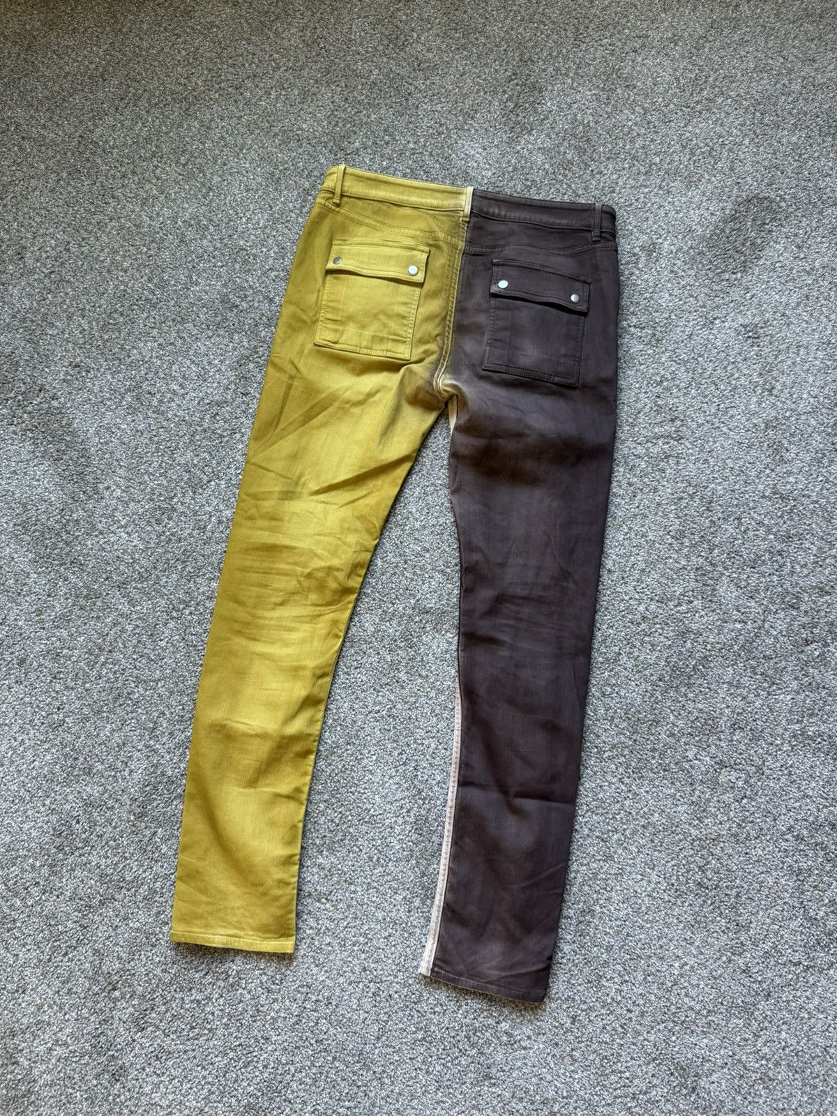 Rick Owens Rick Owens Drkshdw Two-Tone Gradient Jeans Size US 32 / EU 48 - 5 Thumbnail