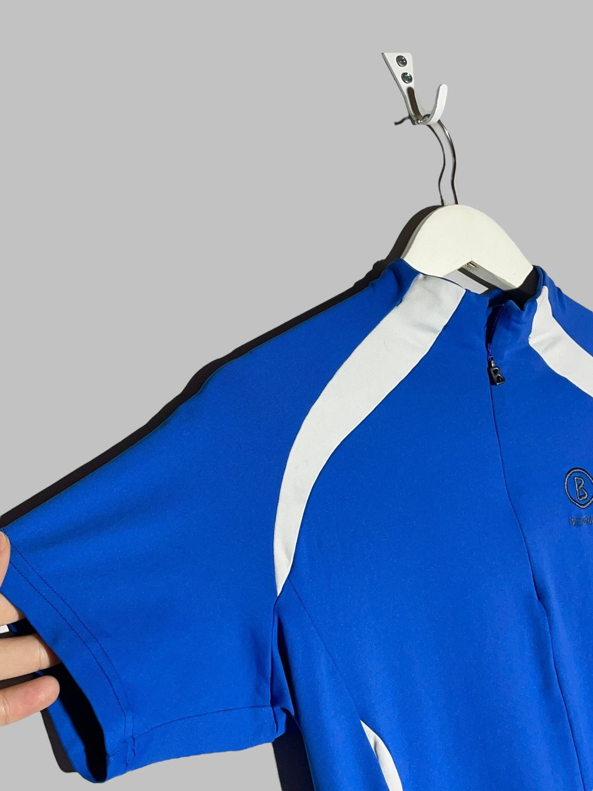 Bicycle × Bogner Bogner Nylon 1/4 Zip Bicycles Jersey Size 40 Size US M / EU 48-50 / 2 - 6 Thumbnail