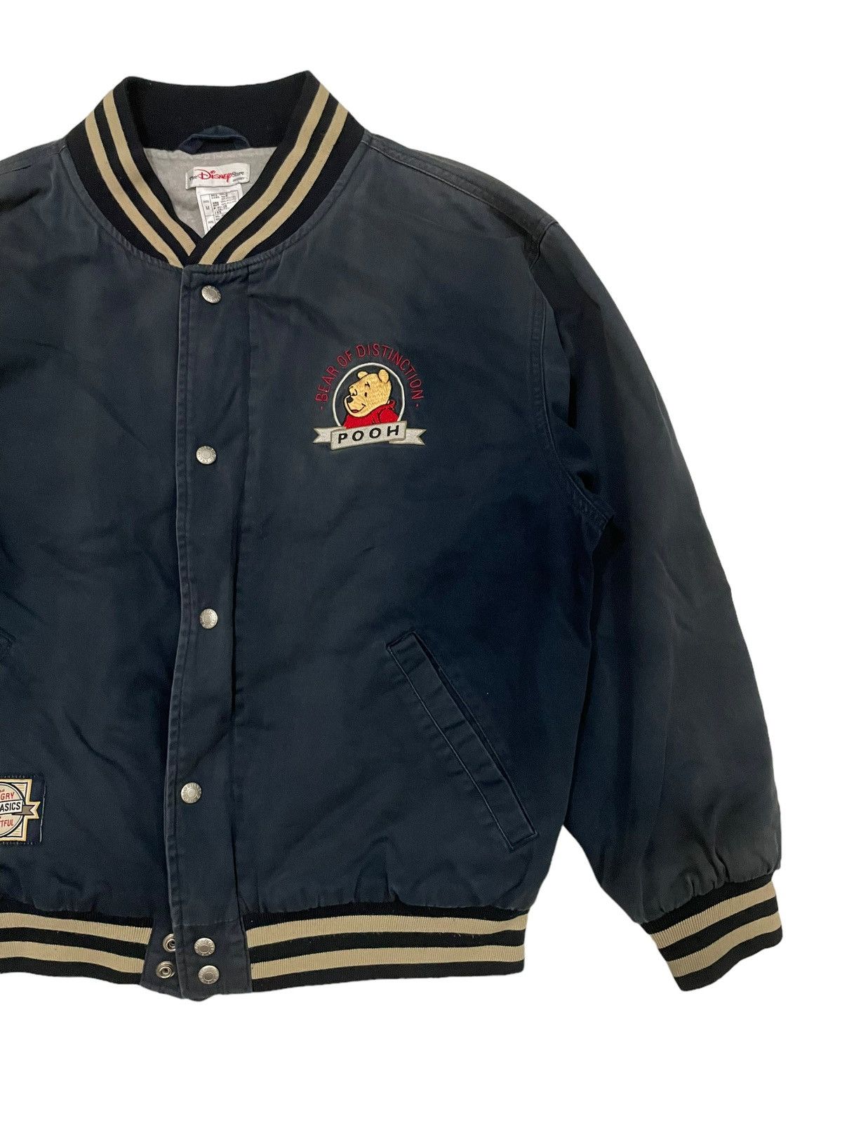 Disney × Japanese Brand × Vintage Vintage Pooh Disney Trahsed Bomber Jacket Size US M / EU 48-50 / 2 - 4 Thumbnail