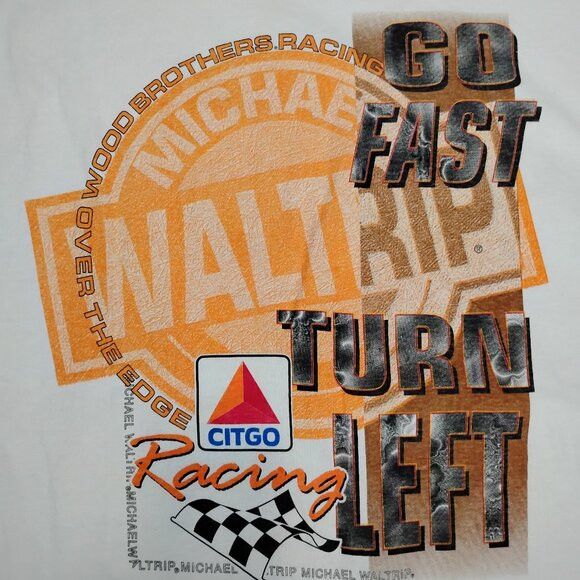 Other Vintage 90s Michael Waltrip Citgo Racing T-Shirt Size US XL / EU 56 / 4 - 9 Thumbnail