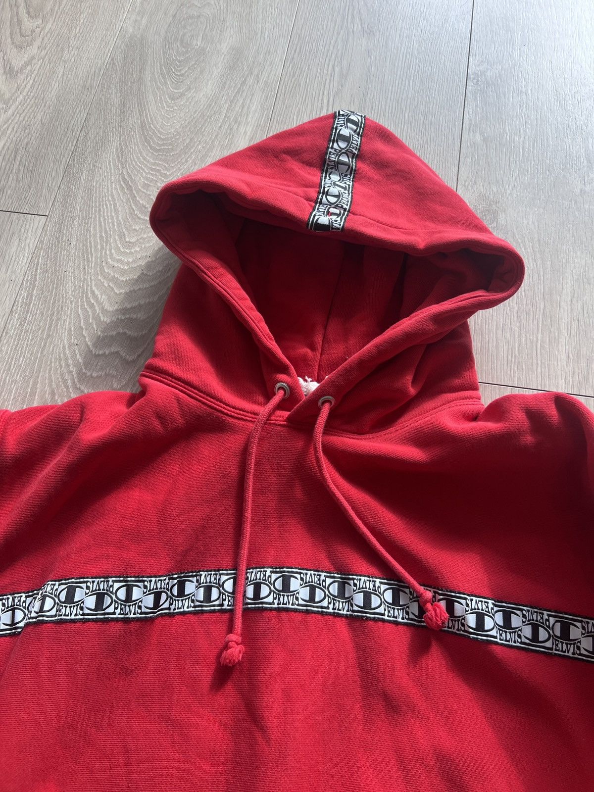 Champion × Pelvis Pelvis X Champion Collab Hoodie Sweatshirt Hype Red Large Size US L / EU 52-54 / 3 - 2 Thumbnail