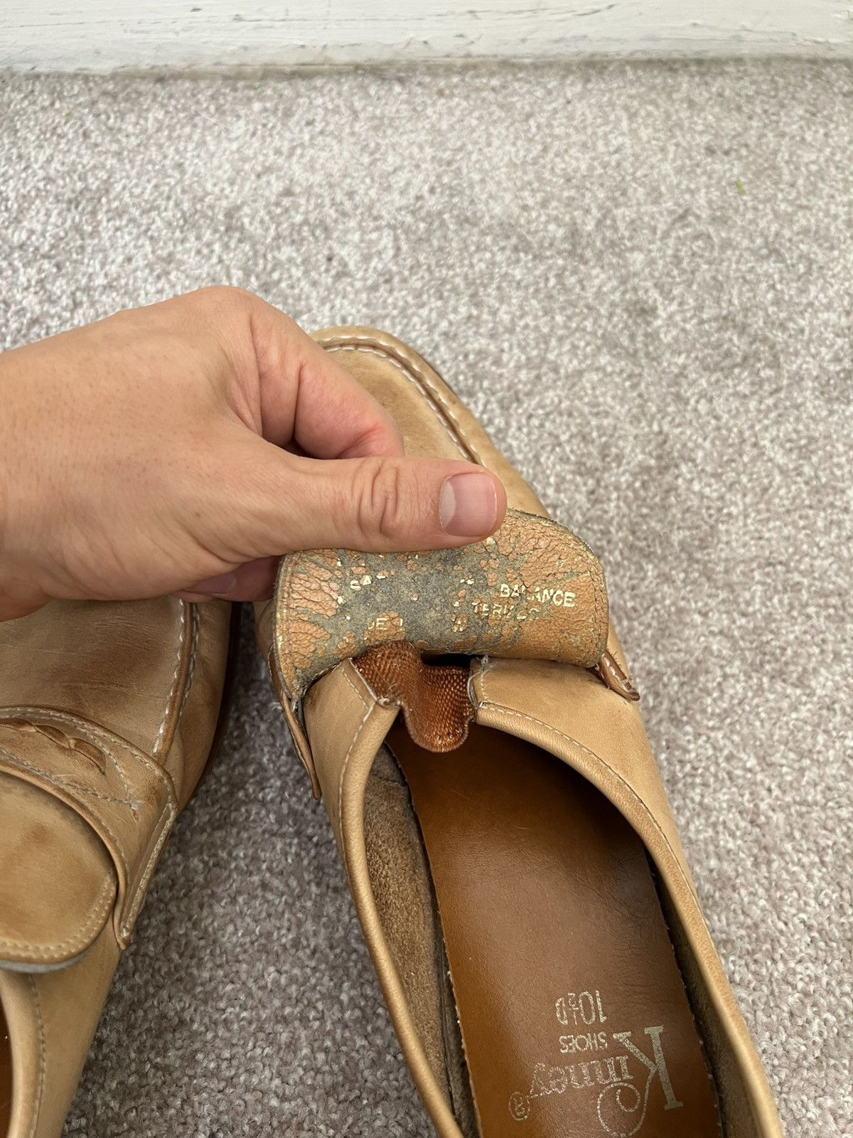 Vintage 70s Kinney Western Loafers Size US 10.5 / EU 43-44 - 8 Thumbnail