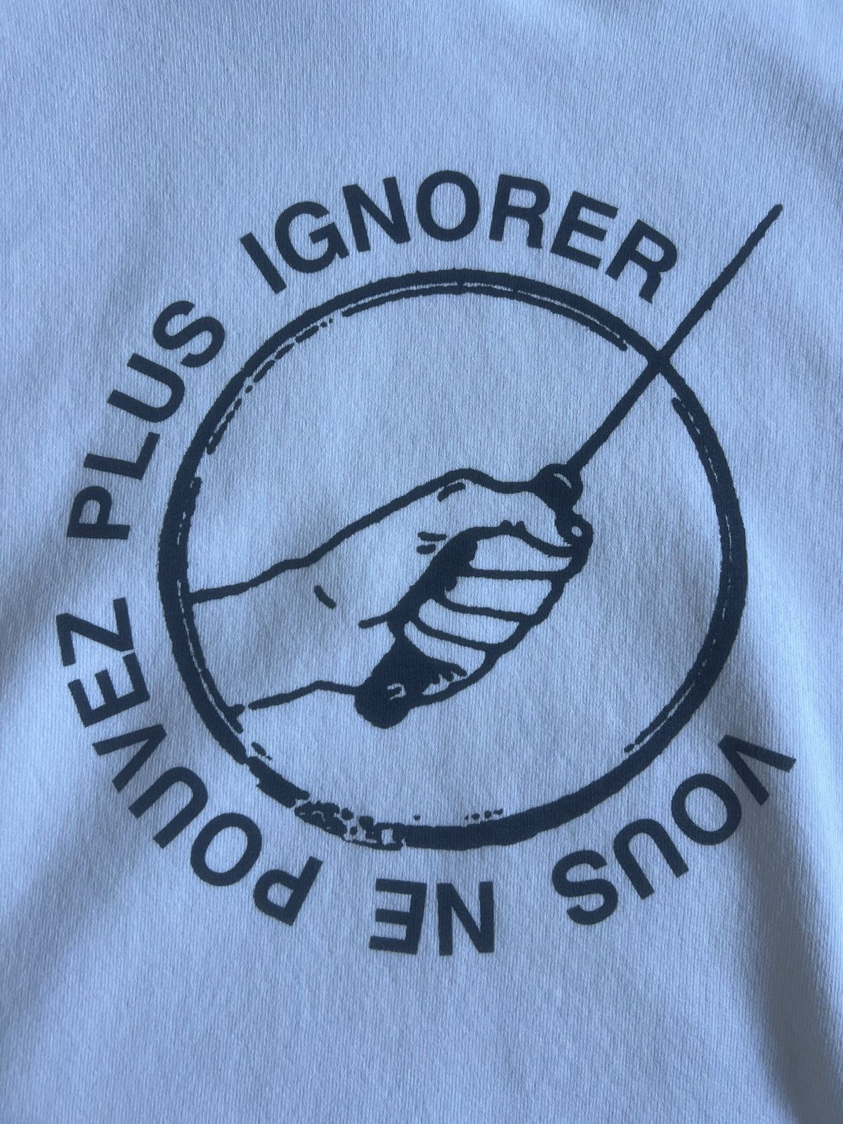 Raf Simons Raf Simons SS02 White “VNPPI” OS Hooded Sweatshirt Size US XL / EU 56 / 4 - 2 Thumbnail