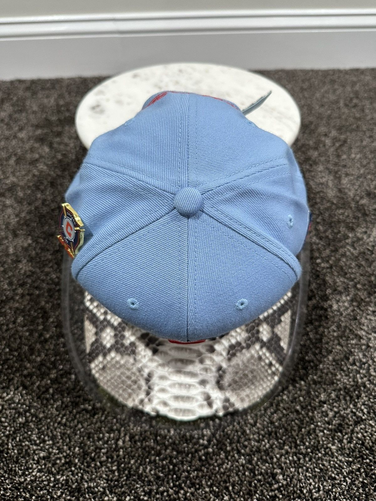 Just Don × Mitchell & Ness Just Don x Mitchell & Ness MLS Chicago Fire Snakeskin Hat Size ONE SIZE - 5 Thumbnail