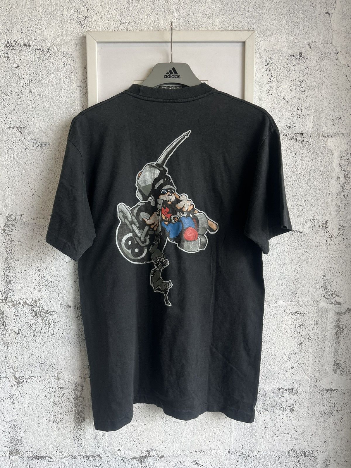 Vintage Vintage BREAK DOWN Skateboard Artwork 90’s Tshirt Size US L / EU 52-54 / 3 - 3 Thumbnail