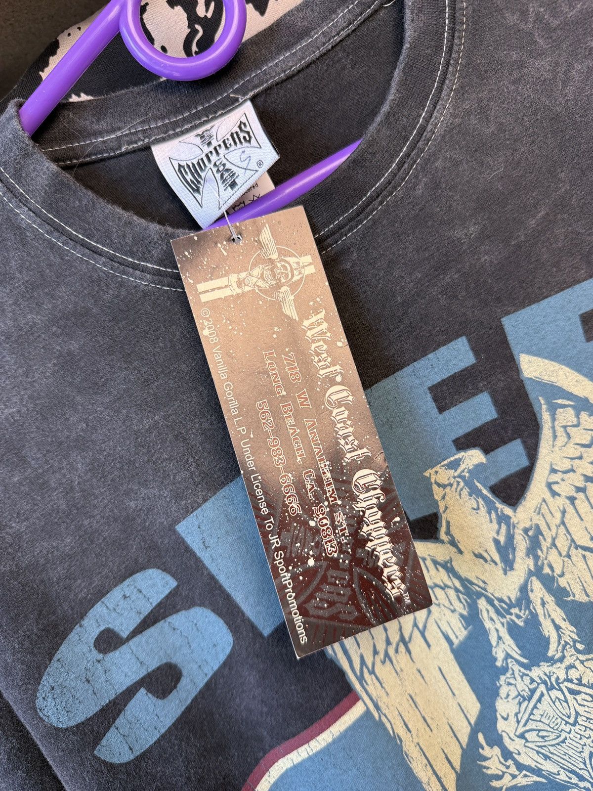 West Coast Choppers Faded Black West Coast Choppers Tee Size US S / EU 44-46 / 1 - 6 Thumbnail