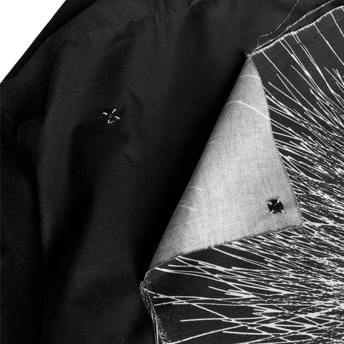Japanese Brand × Vintage 🧿 ‘prologue’ transformable pillow shirt b&w Size US L / EU 52-54 / 3 - 4 Thumbnail