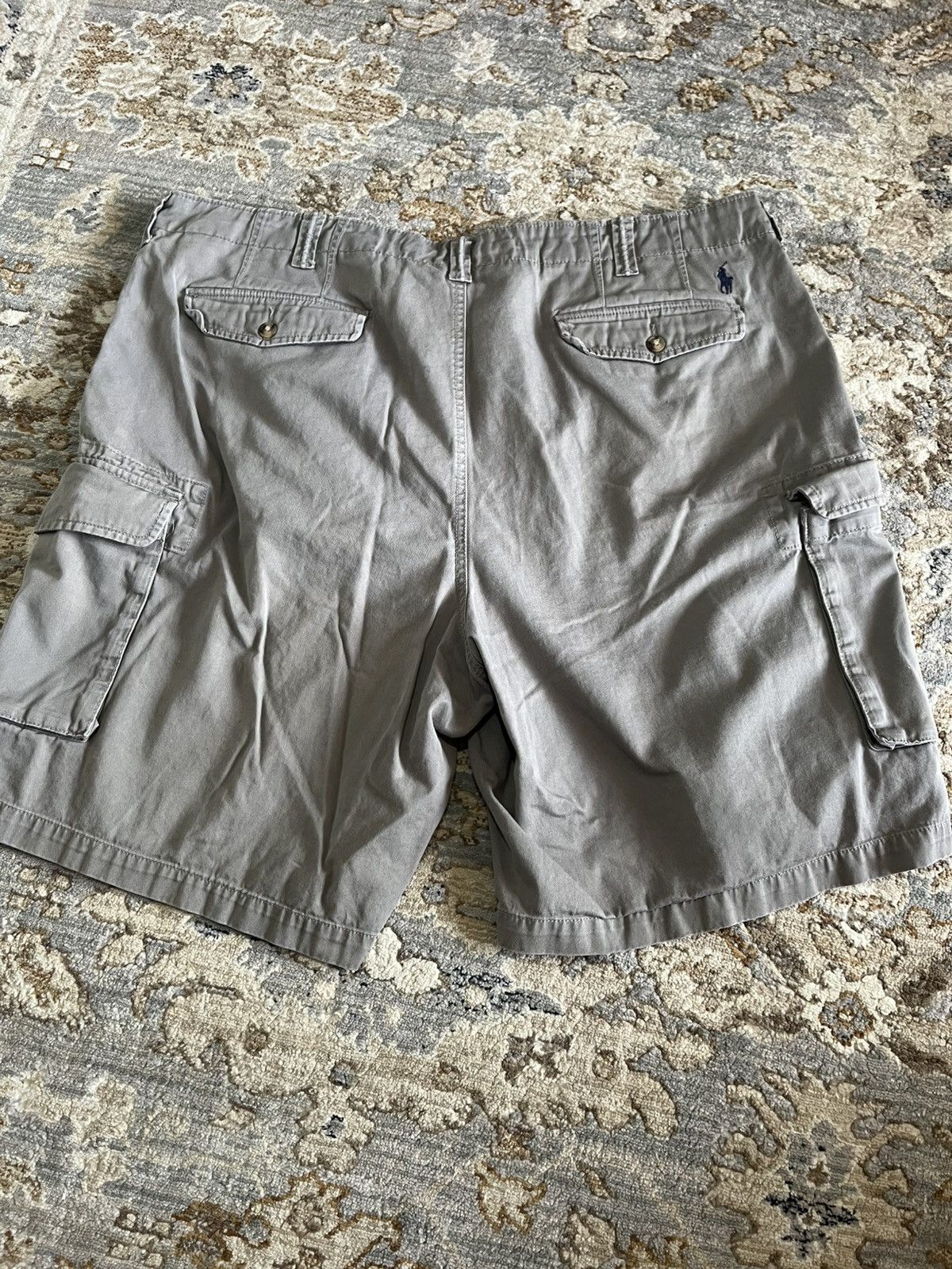 Polo Ralph Lauren POLO RALPH LAUREN COTTON CARGO SHORTS GREY 42 Size US 42 / EU 58 - 5 Thumbnail