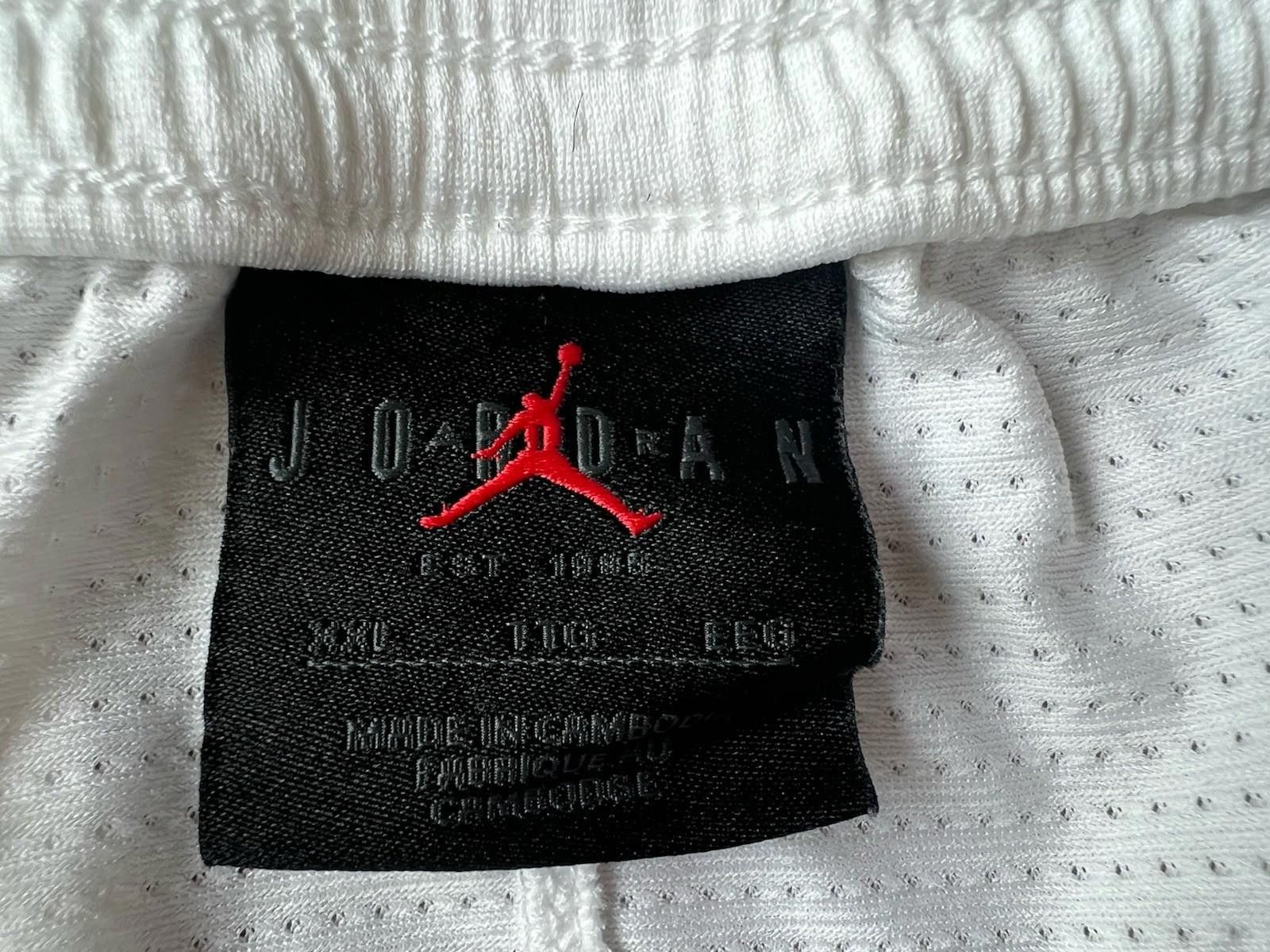 Nike Nike Dri Fit Air Jordan Shorts White XXL Basketball Unlined Size US 40 / EU 56 - 5 Thumbnail