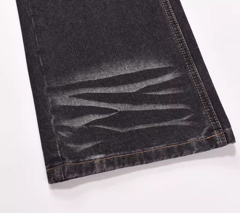 Jean Washed men's high street casual straight leg jeans Size US 32 / EU 48 - 5 Thumbnail