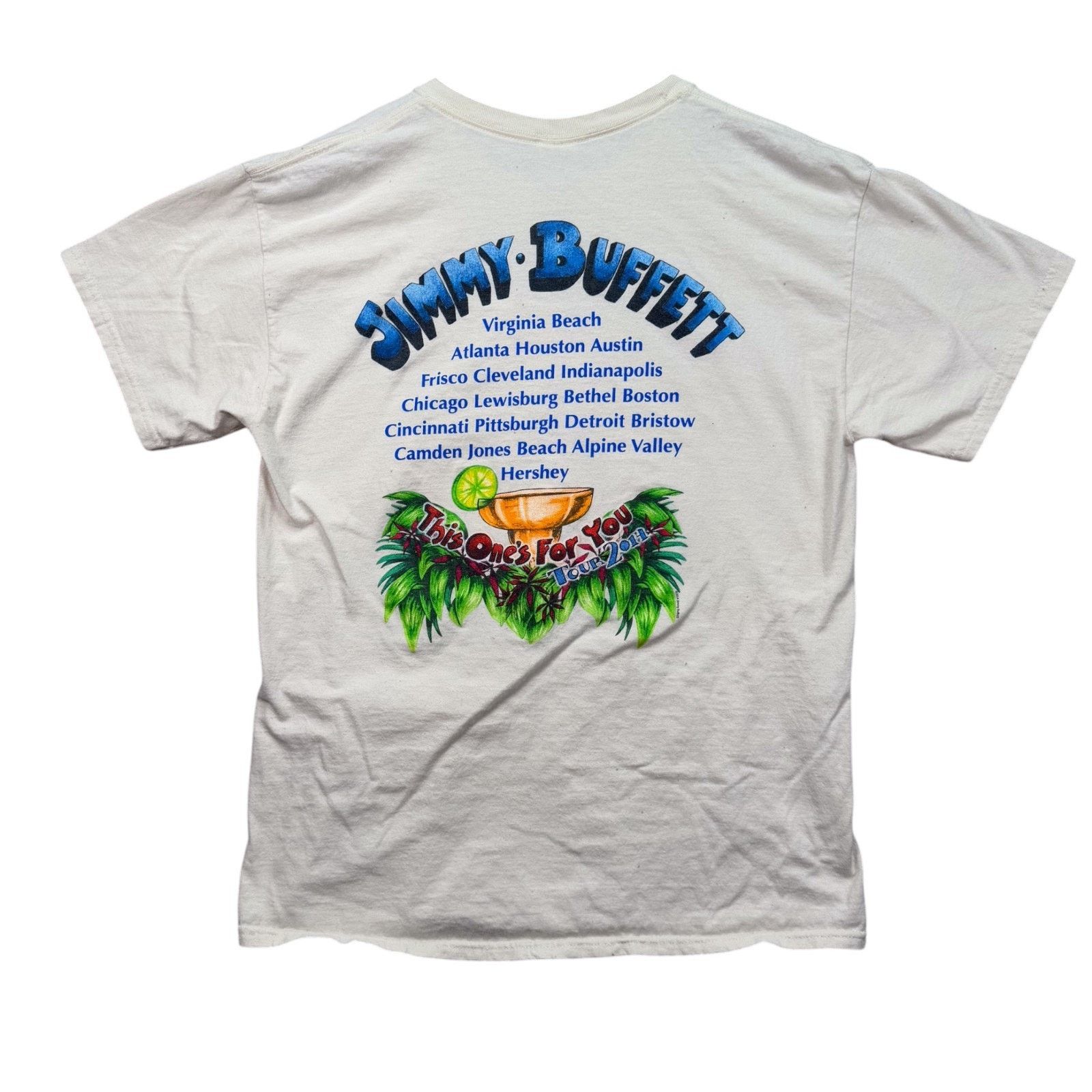 Gildan Jimmy Buffett 2014 Tour This Ones For You Concert T Shirt L Size US L / EU 52-54 / 3 - 2 Thumbnail
