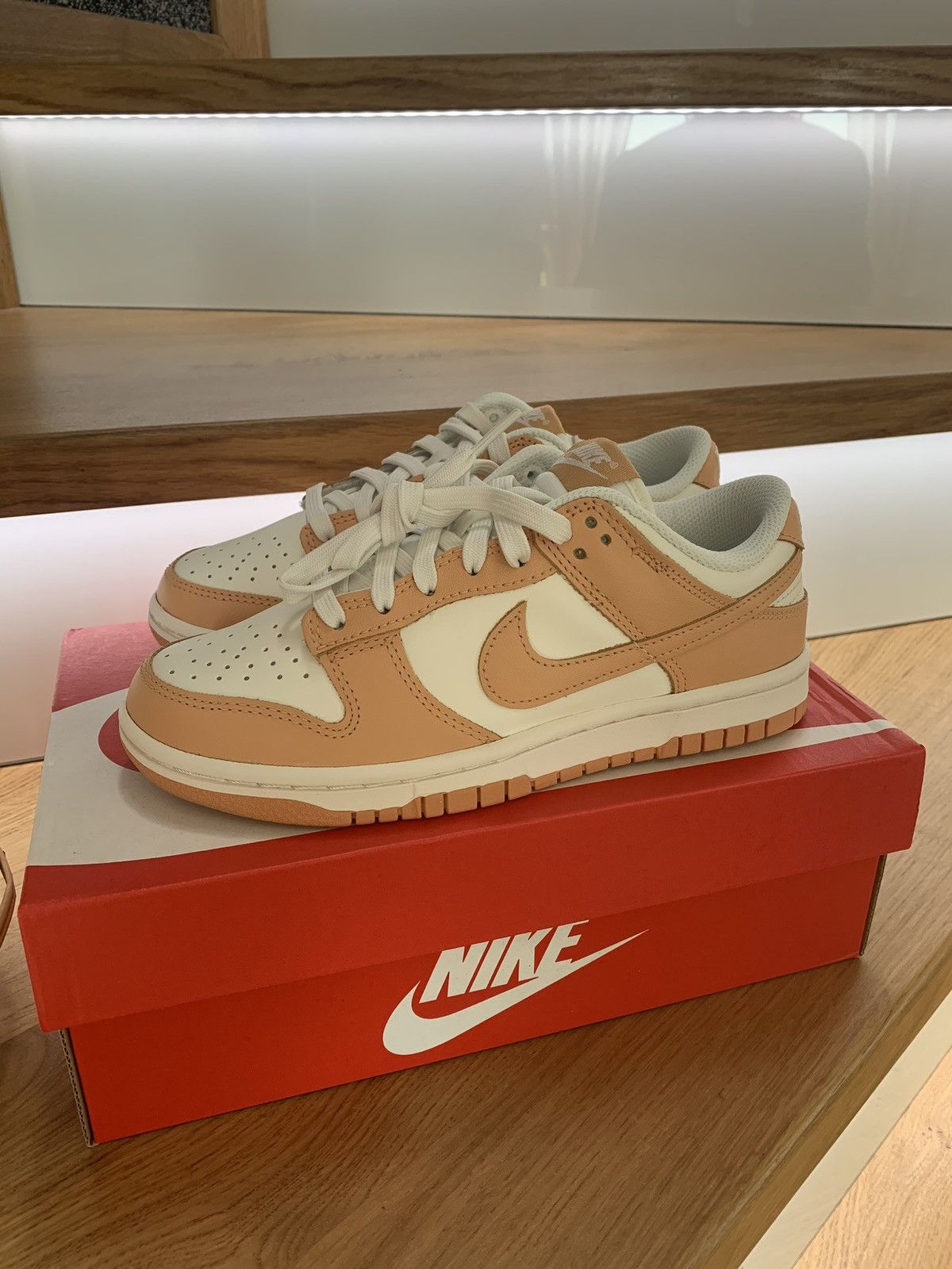 Nike Nike Dunk Low Harvest Moon Size US 5.5 / IT 35.5 - 2 Thumbnail