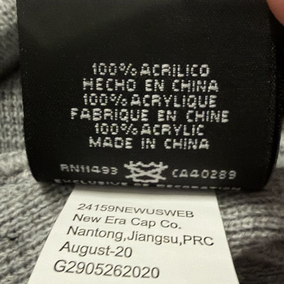 Supreme RARE NEW Supreme New York Cross Box Logo Heather Grey Beanie Size ONE SIZE - 4 Thumbnail