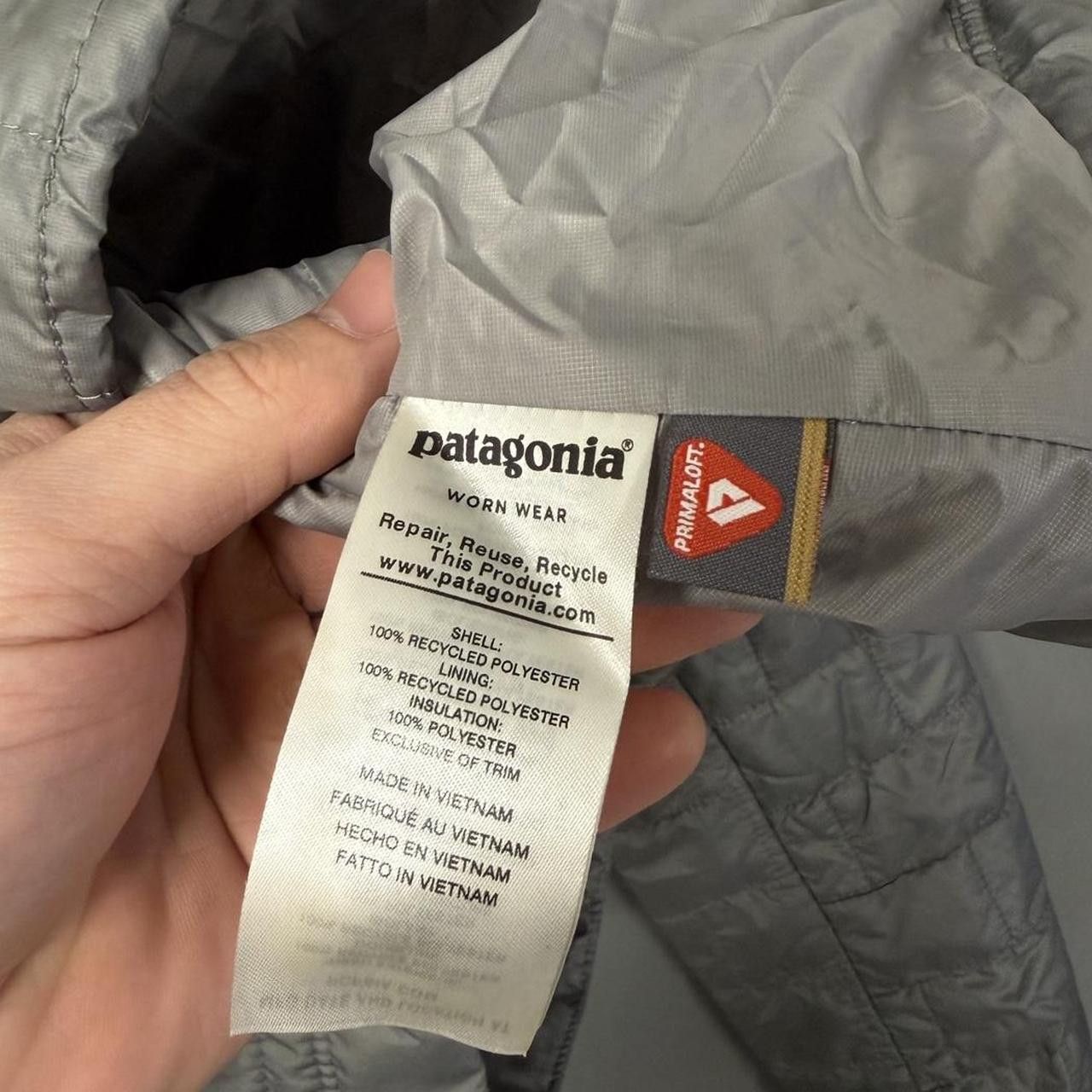 Patagonia Patagonia Nano Puff Grey Zip Up Jacket Women’s Large Size L / US 10 / IT 46 - 6 Thumbnail