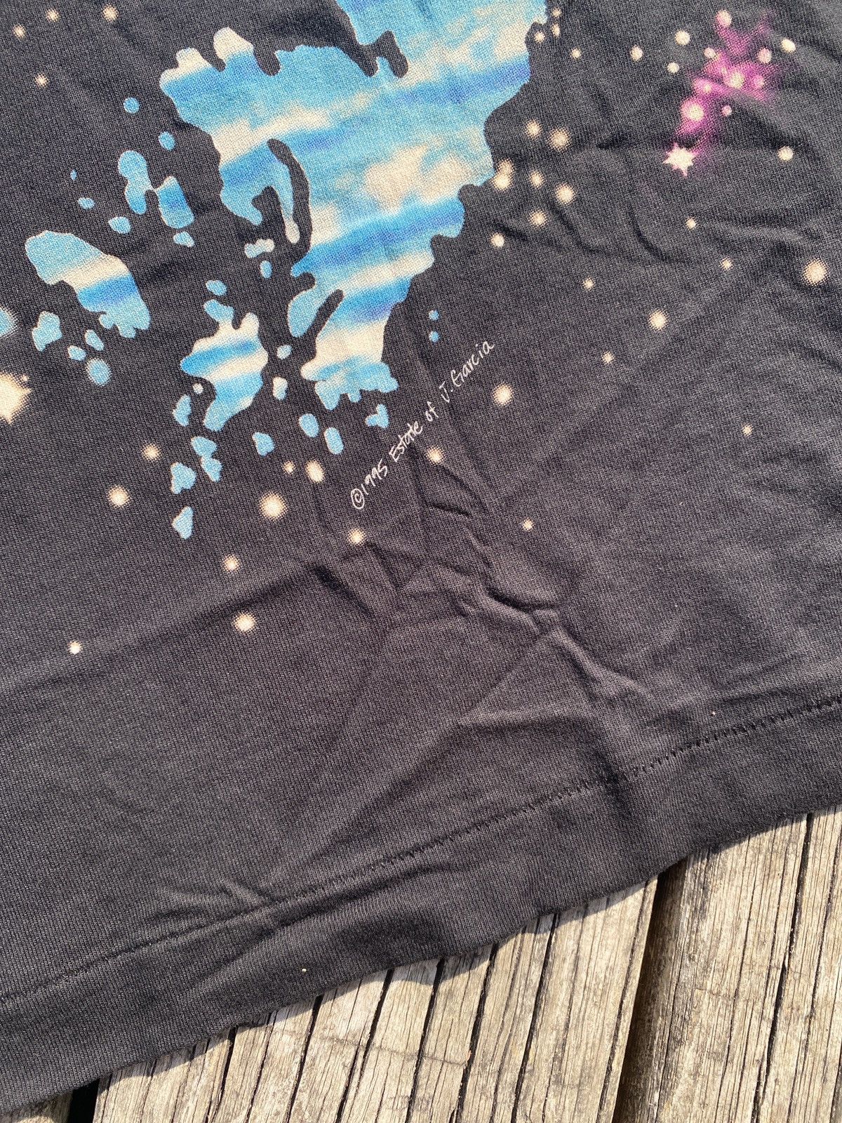 Band Tees × Liquid Blue × Vintage 1995 Jerry Garcia tribute shirt sz L Size US L / EU 52-54 / 3 - 3 Thumbnail