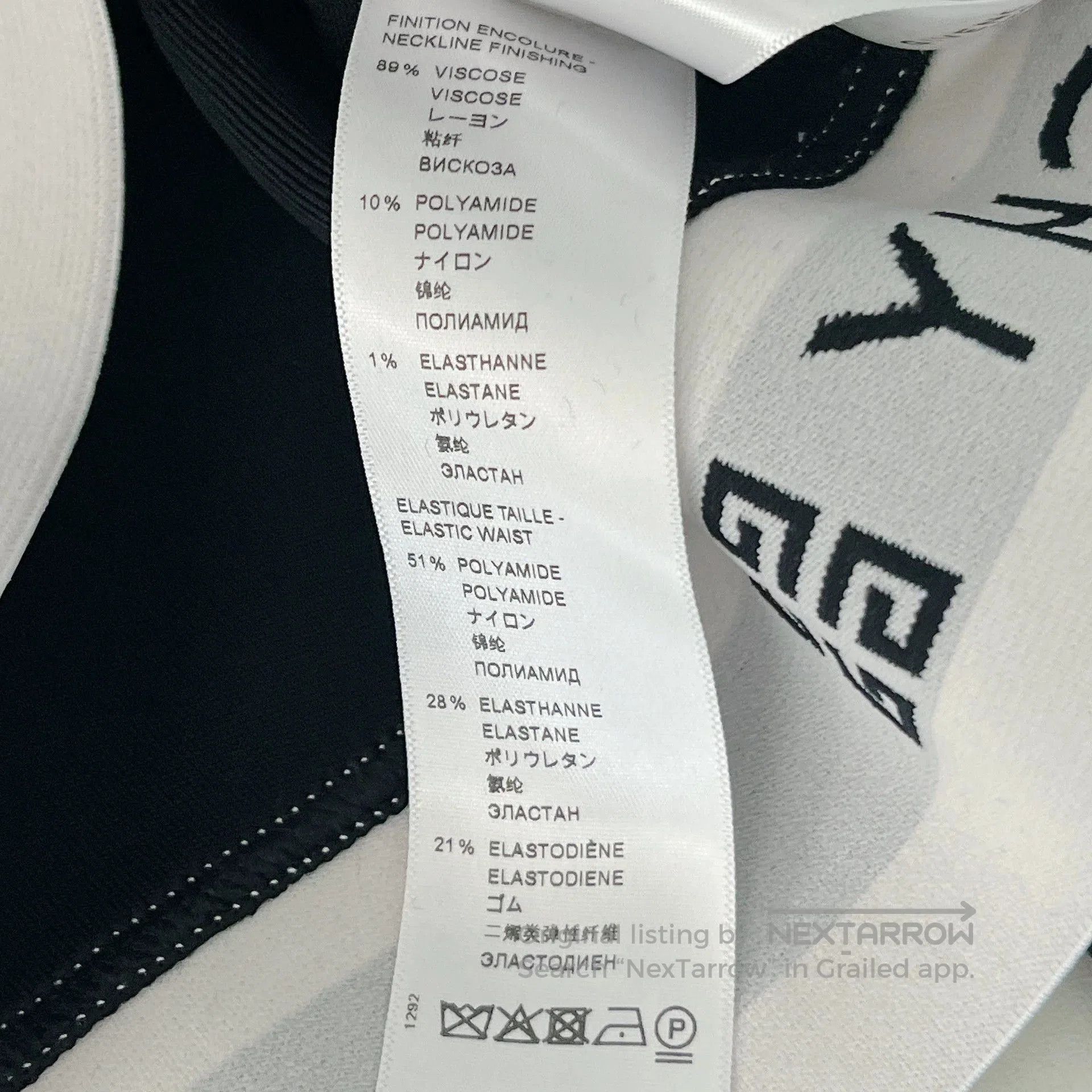 Givenchy Givenchy Black Letter Short Top M. Size US M / EU 48-50 / 2 - 7 Thumbnail