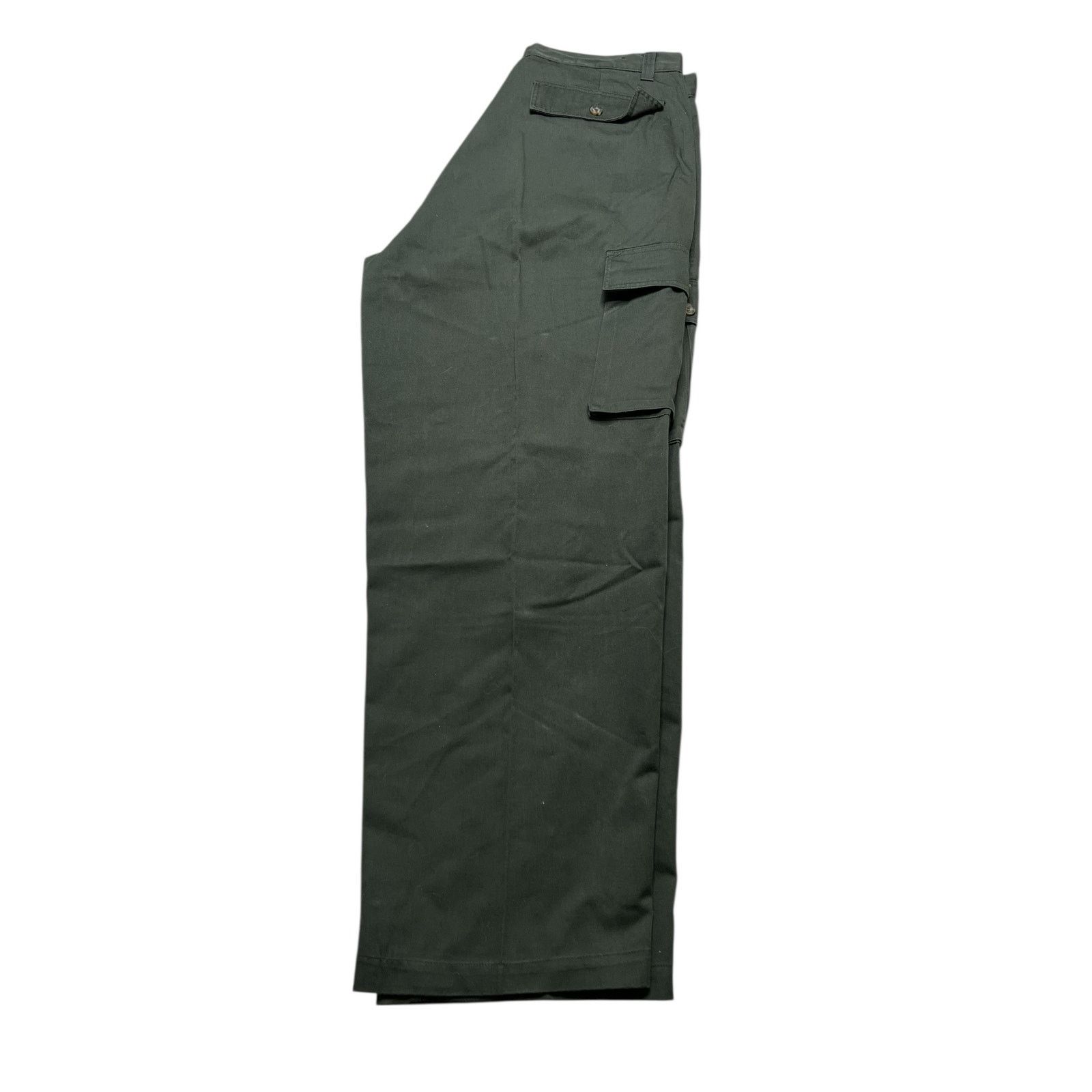 Vintage Vintage 90s Monba Cargo Pants Green 38 actual 36x30 baggy Size US 38 / EU 54 - 4 Thumbnail