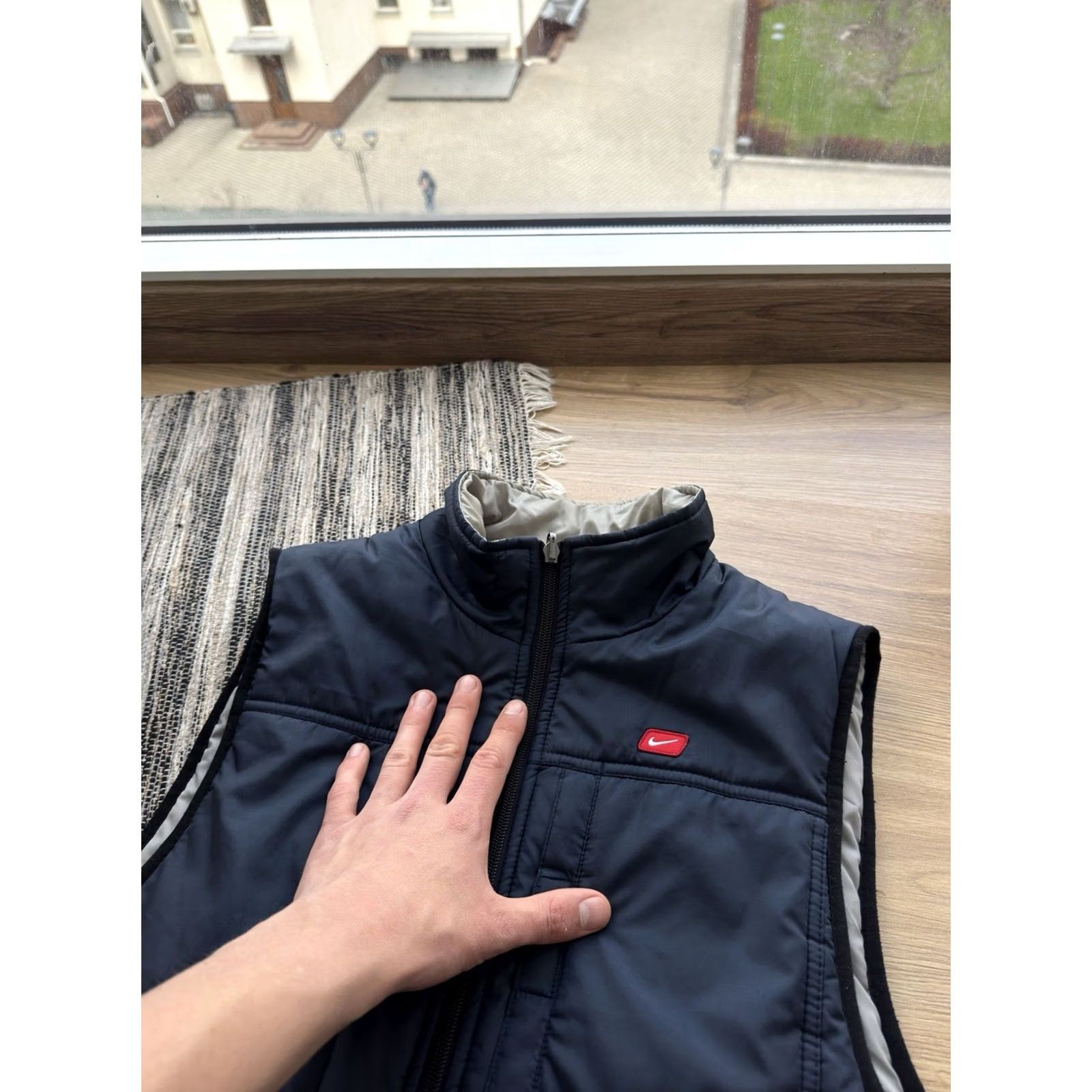 Nike Nike Reversible Vest Men S Blue/Navy 90s Vintage Puffer Down Nylon Zip Casual Streetwear Size US S / EU 44-46 / 1 - 5 Thumbnail