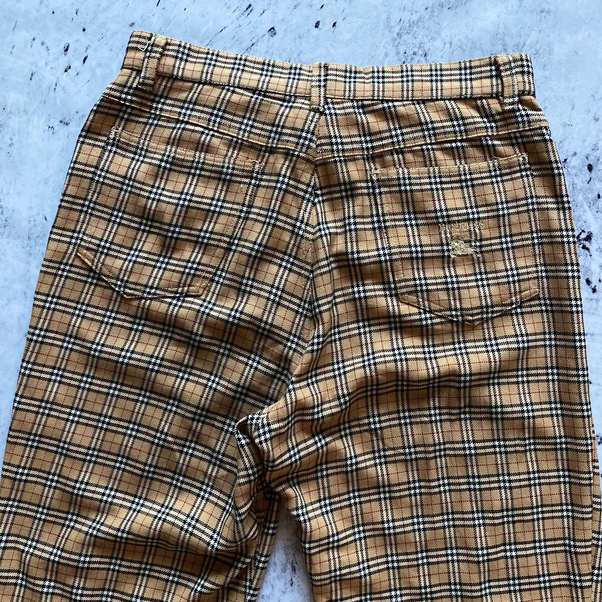 Burberry nova store check pants mens