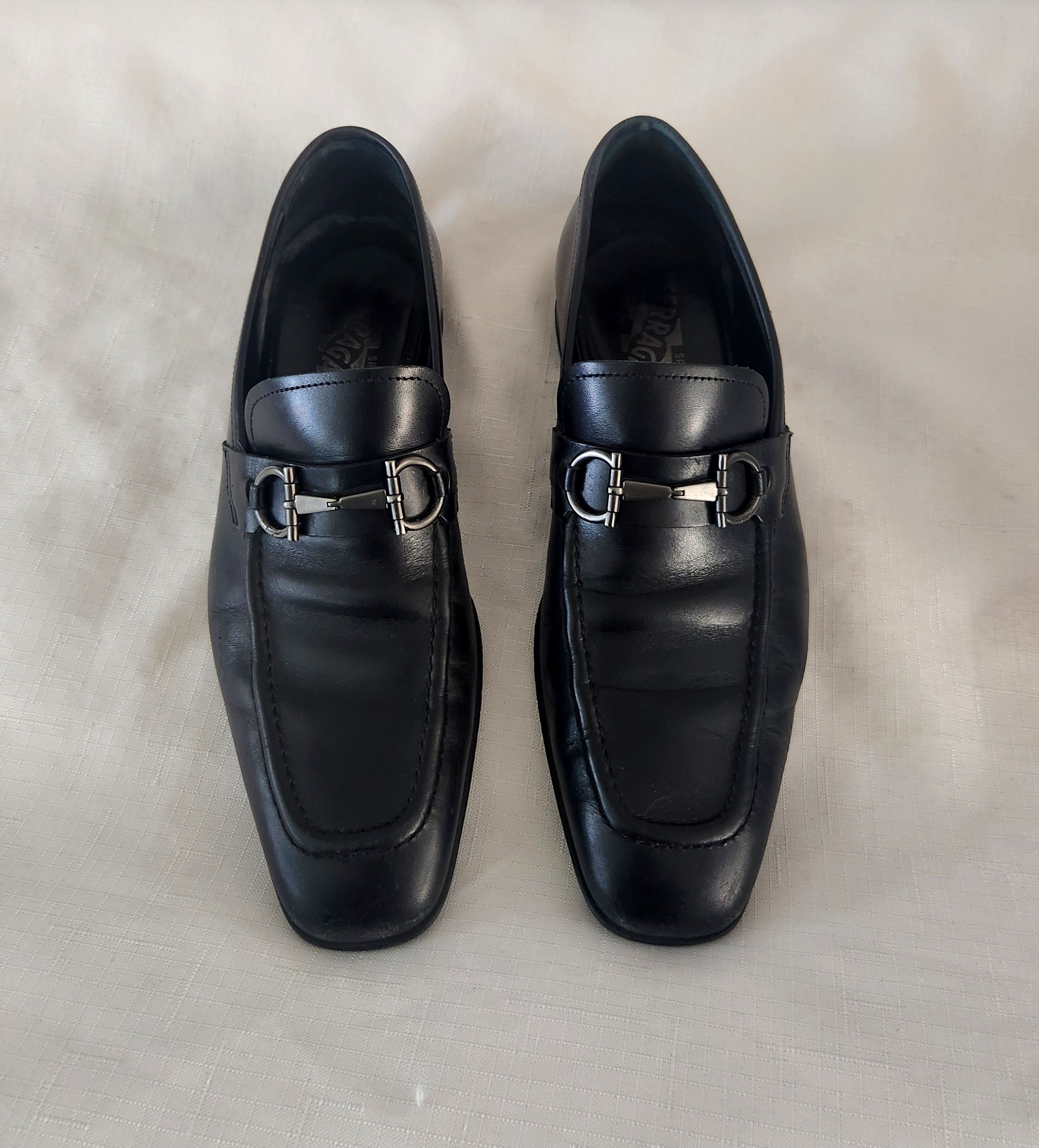 Designer × Salvatore Ferragamo Salvatore Ferragamo Men's Size 8 D Black Leather Loafers Size US 8 / EU 41 - 5 Thumbnail