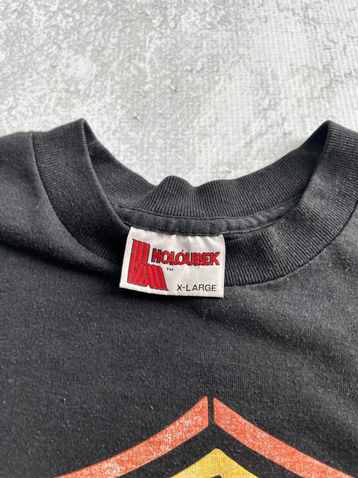 Harley Davidson Vintage 90s Harley Davidson Logo 3D Emblem Style Bl T Shirt Size US XL / EU 56 / 4 - 3 Thumbnail