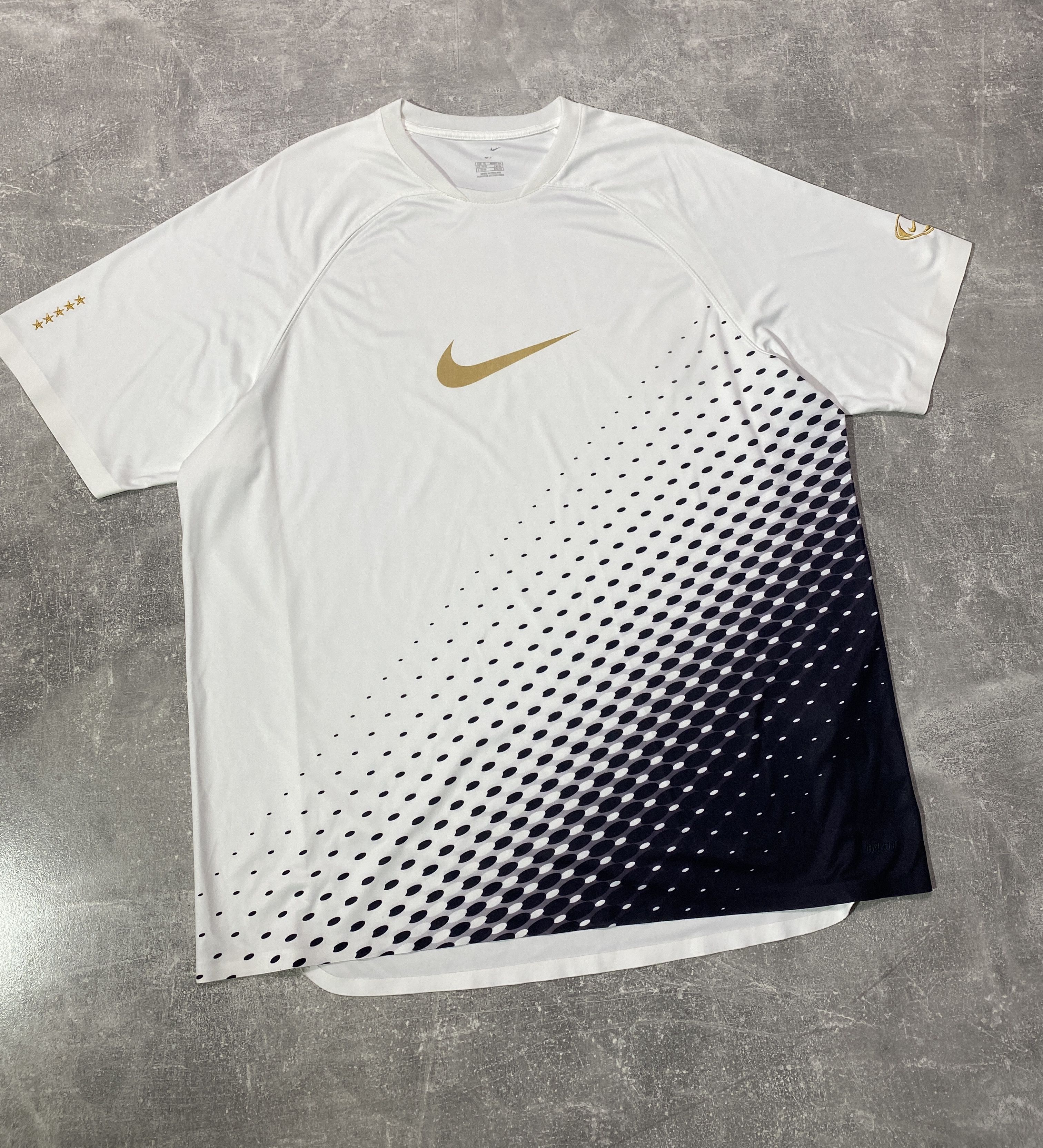 Nike Vintage Y2K Nike Center Swoosh Soccer Soccer Jersey Size US XL / EU 56 / 4 - 3 Thumbnail