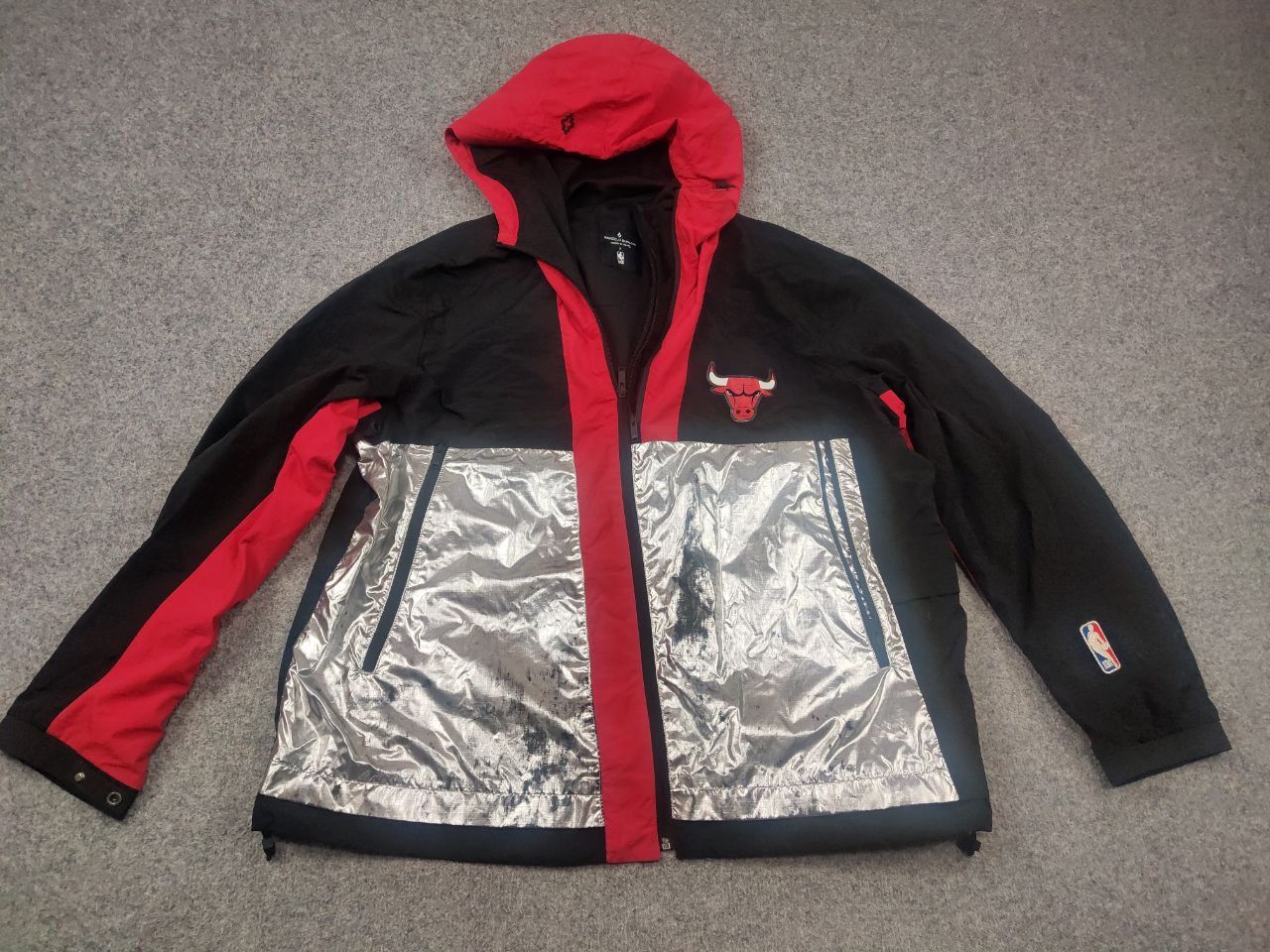 Marcelo Burlon Marcelo Burlon of Milan NBA Chicago Bulls Windbreaker Jacket Size US XL / EU 56 / 4 - 3 Thumbnail