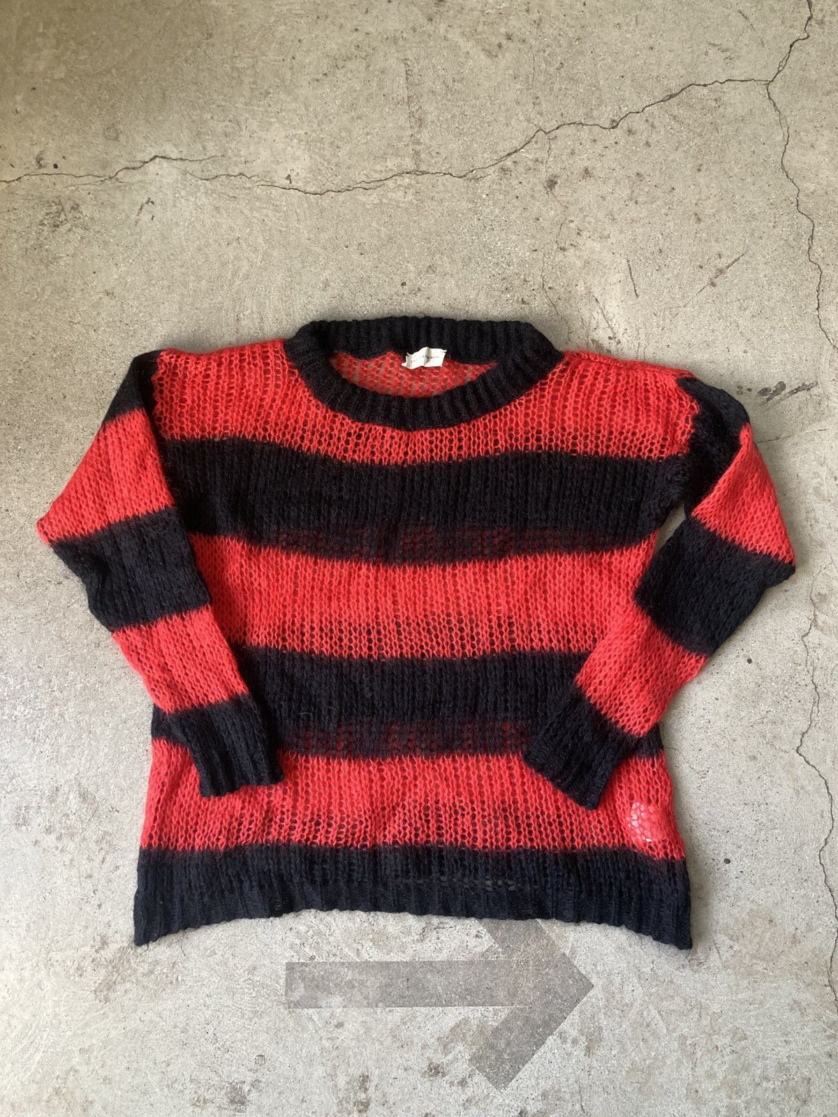 Faith Connexion Mohair Knit Striped Sweater | Grailed