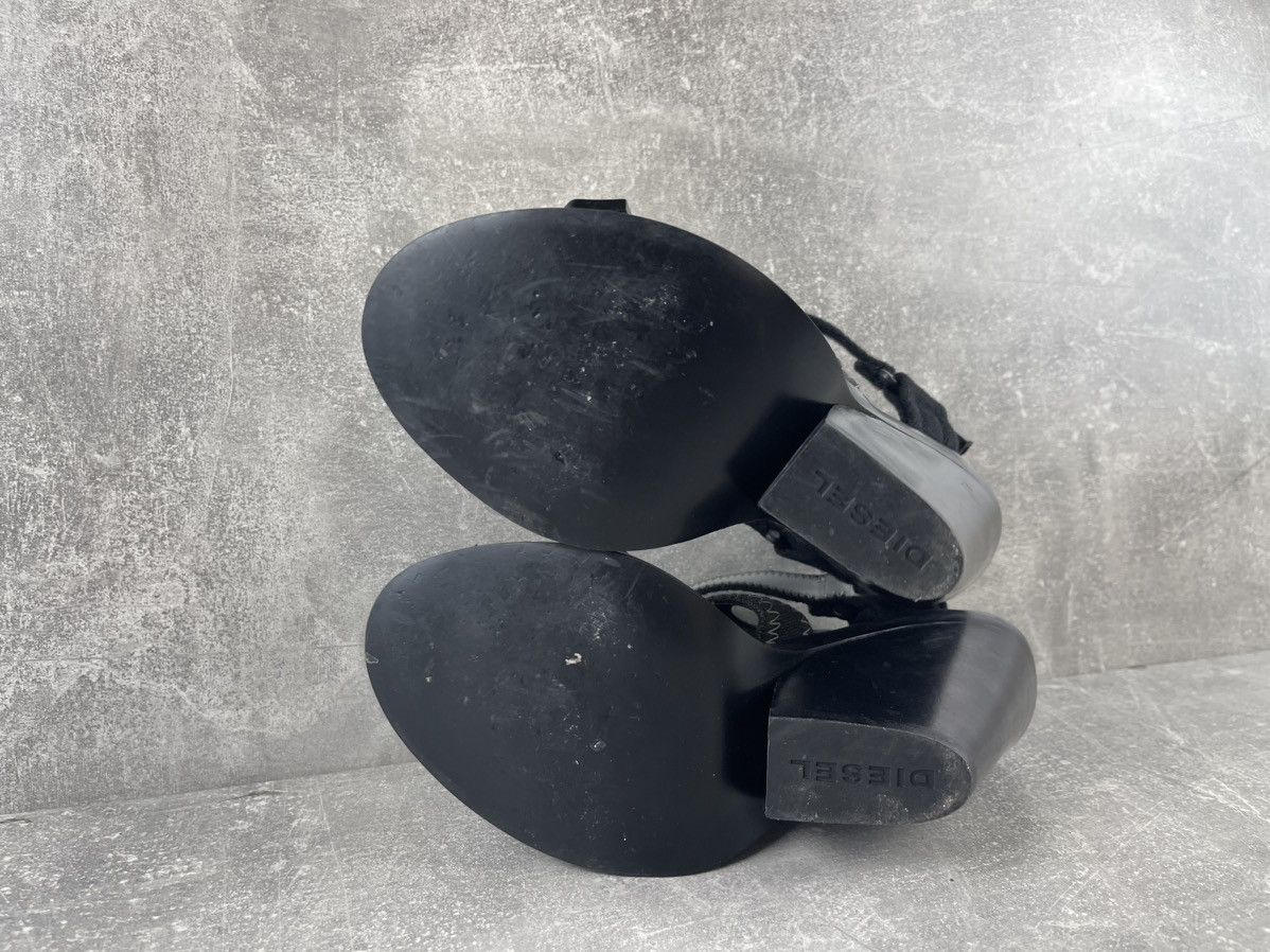 Diesel Diesel Platform Wedge Avant-Garde Star Logo Straps Sandals Size US 10 / IT 40 - 8 Thumbnail