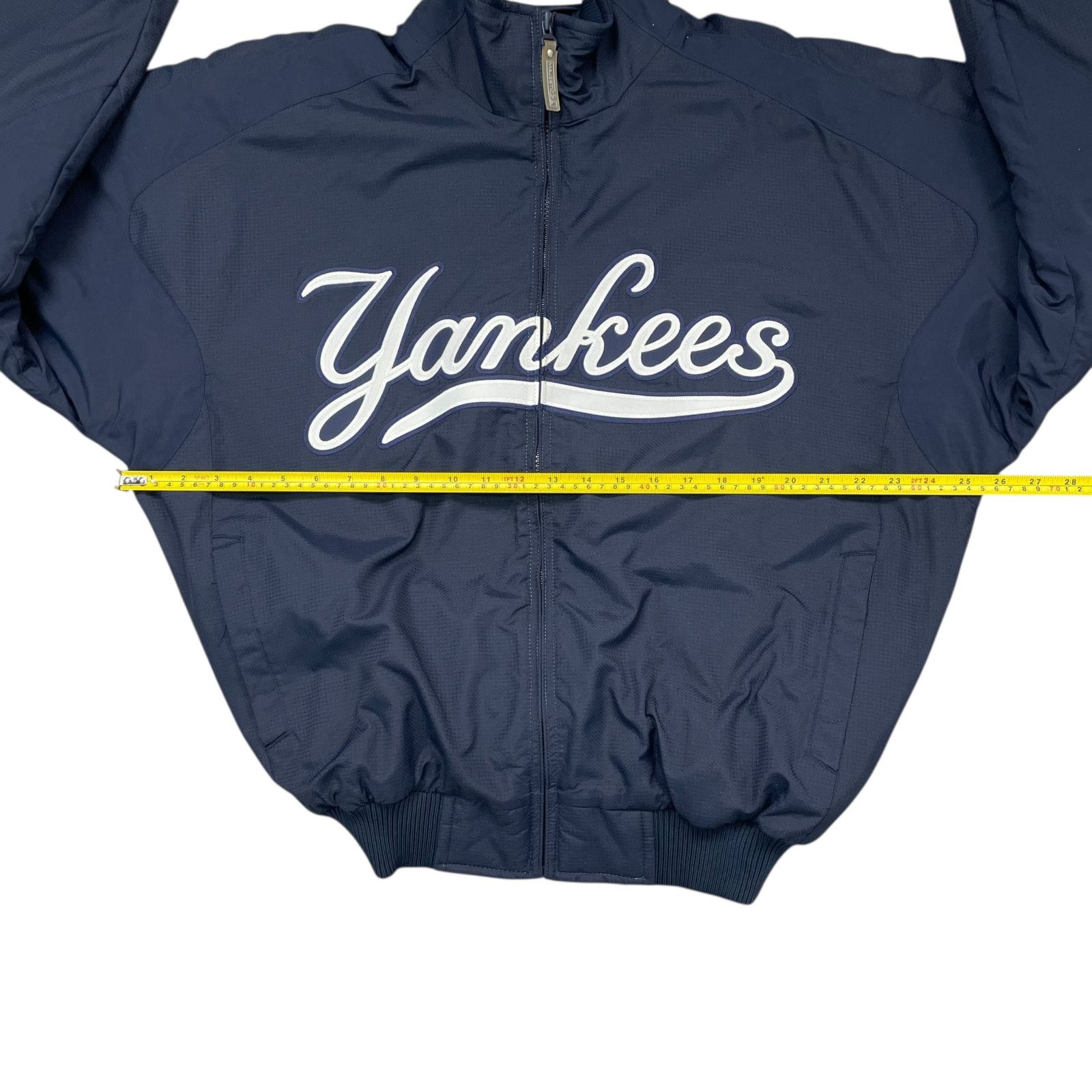 MLB RARE 00s NEW YORK YANKEES MATSUI #55 MAJESTIC DUGOUT JACKET Size US M / EU 48-50 / 2 - 10 Thumbnail