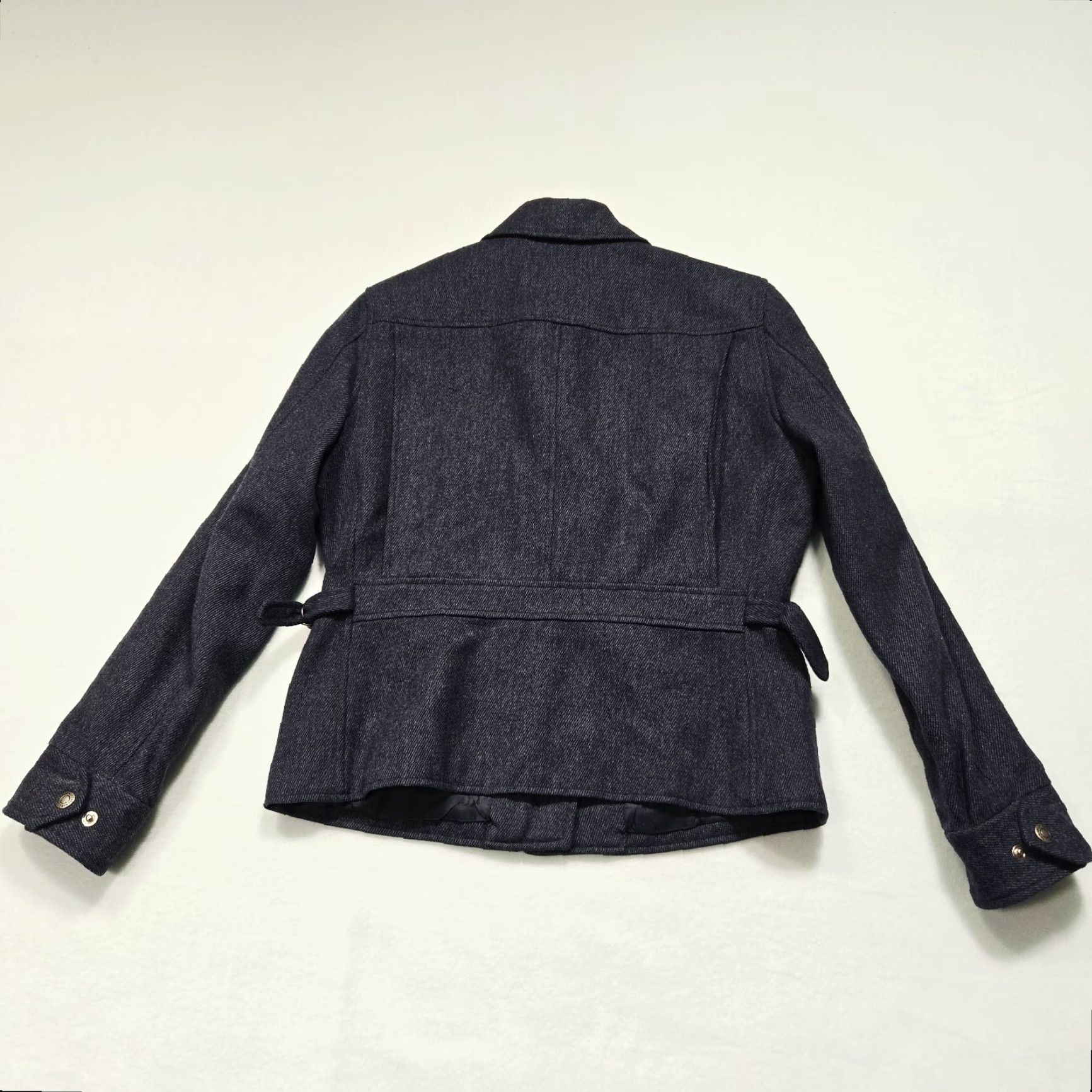 Ralph Lauren Lauren Ralph Lauren Moto Jacket Womens Size 6 Blue Asymmetrical Zip Lined Size M / US 6-8 / IT 42-44 - 6 Thumbnail