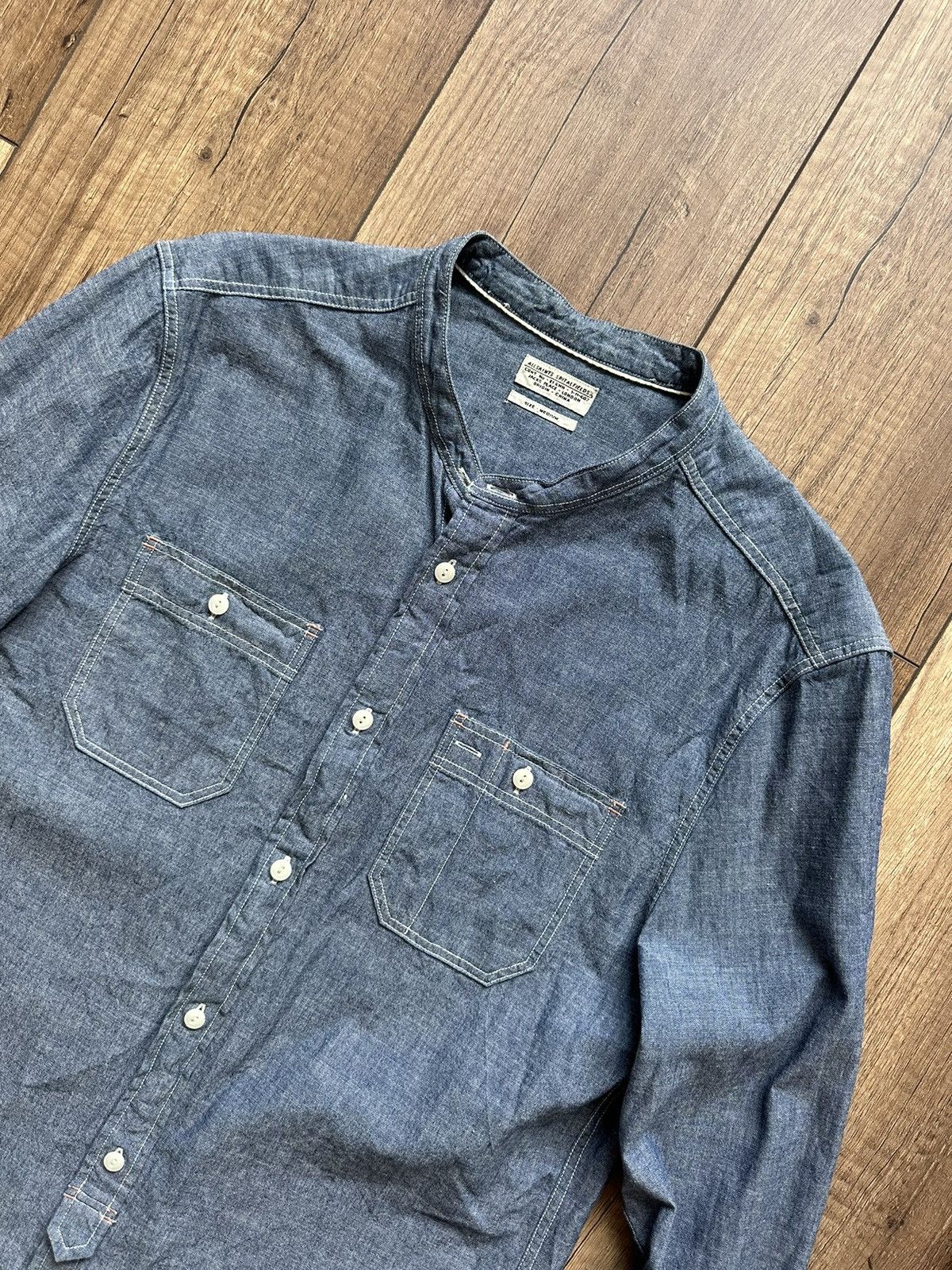 Allsaints × Vintage Shirts long sleeve allsaints Spitalfields size M Size US M / EU 48-50 / 2 - 2 Thumbnail
