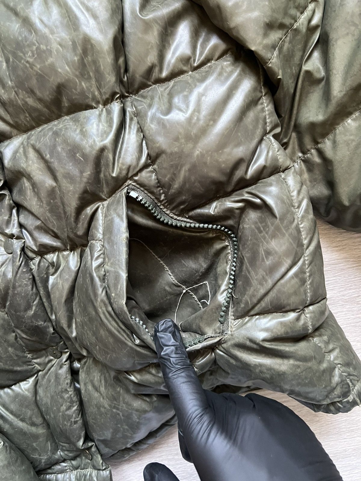 Moncler Moncler Pepper Grenoble Womens Puffer Jacket Green Size L / US 10 / IT 46 - 16 Thumbnail