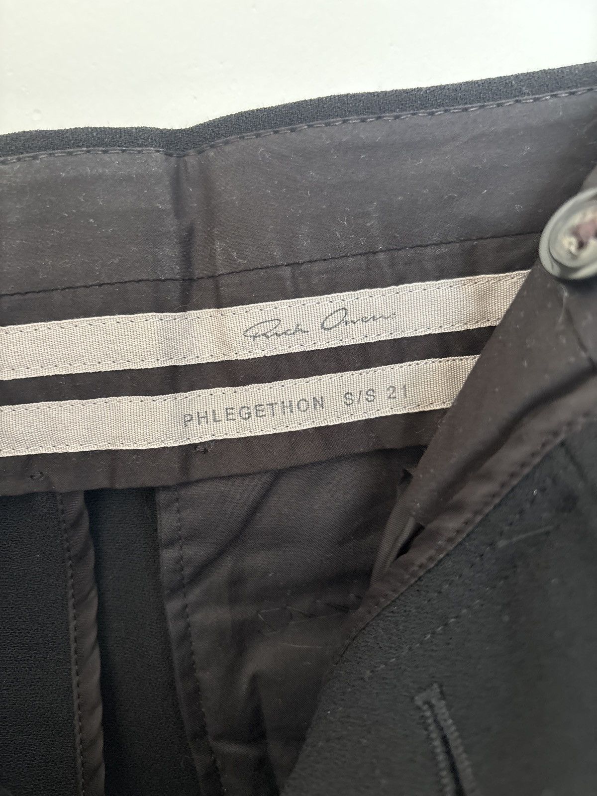 Rick Owens RICK OWENS CROPPED TROUSERS S/S21 Size US 30 / EU 46 - 3 Thumbnail