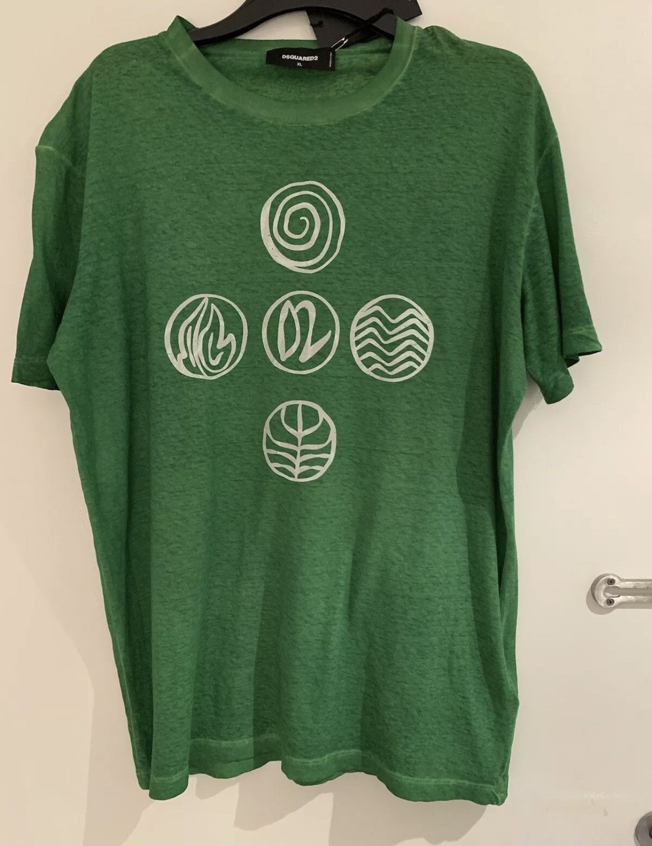 Dsquared2 Dsquared2 Printed T-shirt Green XL cool Fit Cotton Size US XL / EU 56 / 4 - 3 Thumbnail
